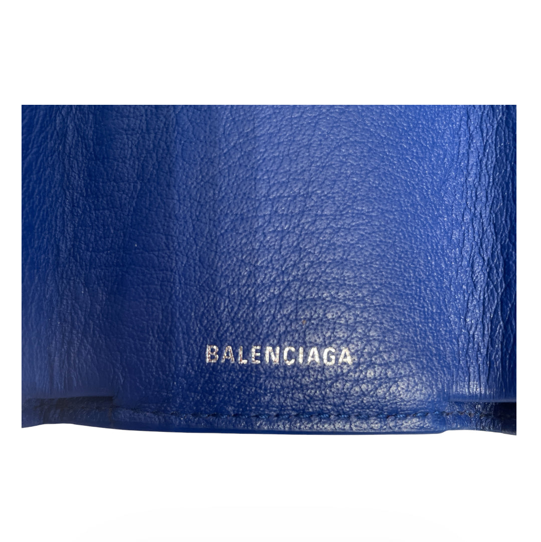 BALENCIAGA/Wallet/Leather/BLU/M's/MINI ENVELOPE BLUE view 5