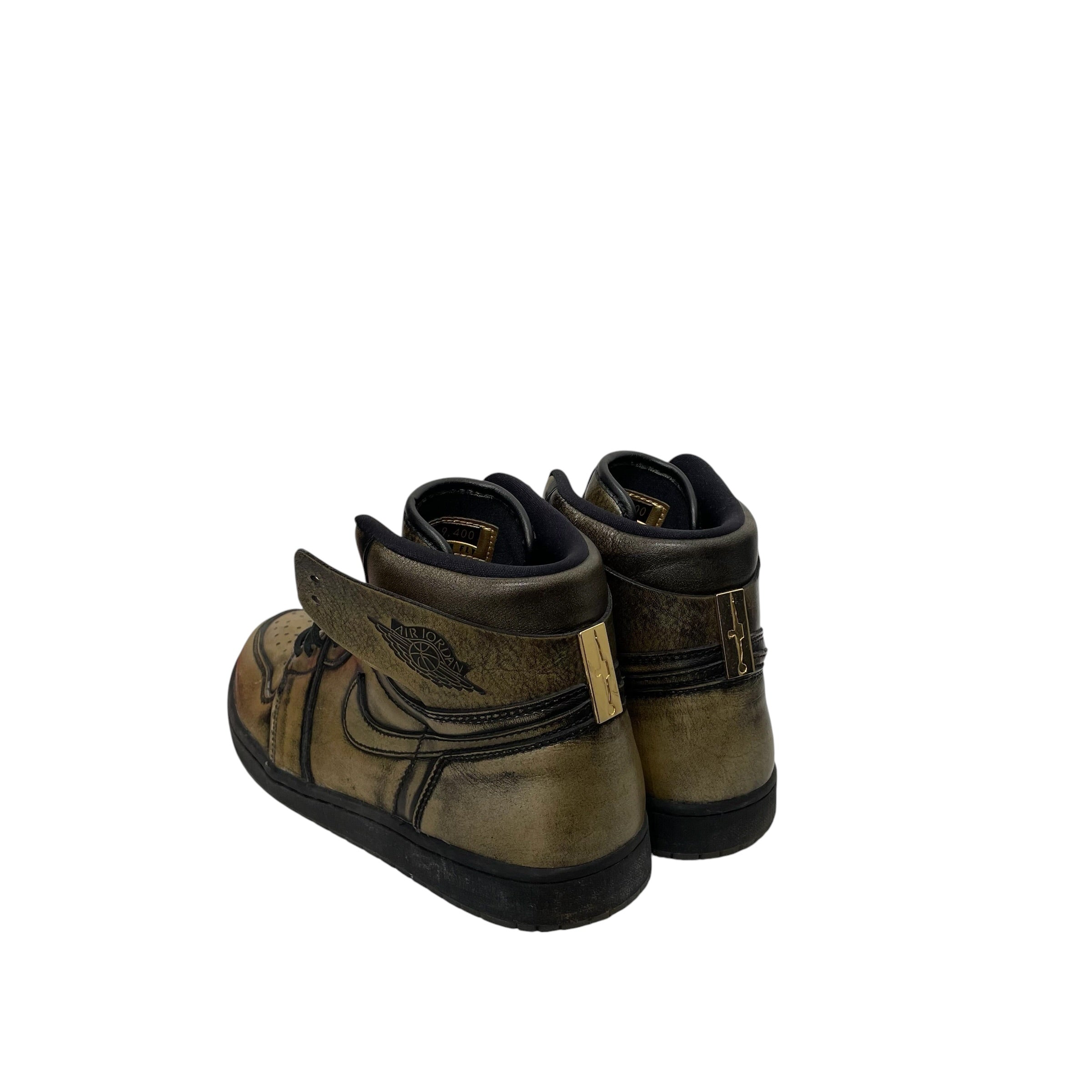 NIKE/Hi-Sneakers/US 10.5/GLD/jordan 1 wings view 2