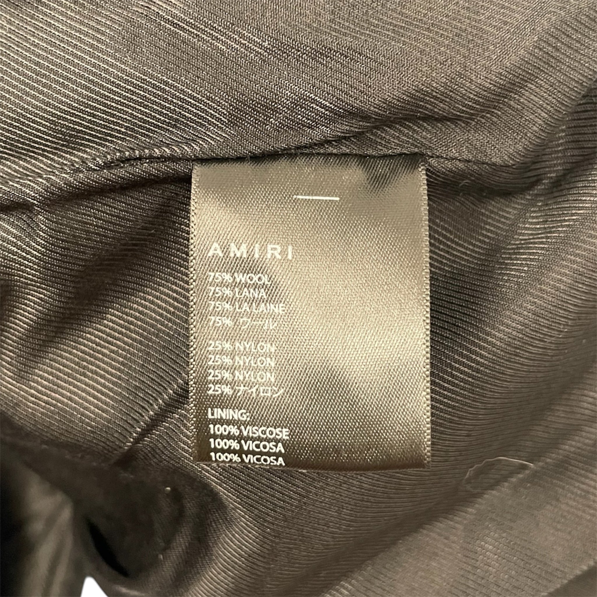 AMIRI/Tailored Jkt/54/Wool/BLU/RN 150712 view 5