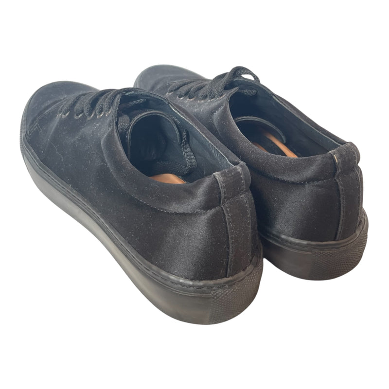 Acne Studios/Low-Sneakers/EU 40/Silk/BLK/ADRIAN SHOE/NYLON/LOW CAUSAL