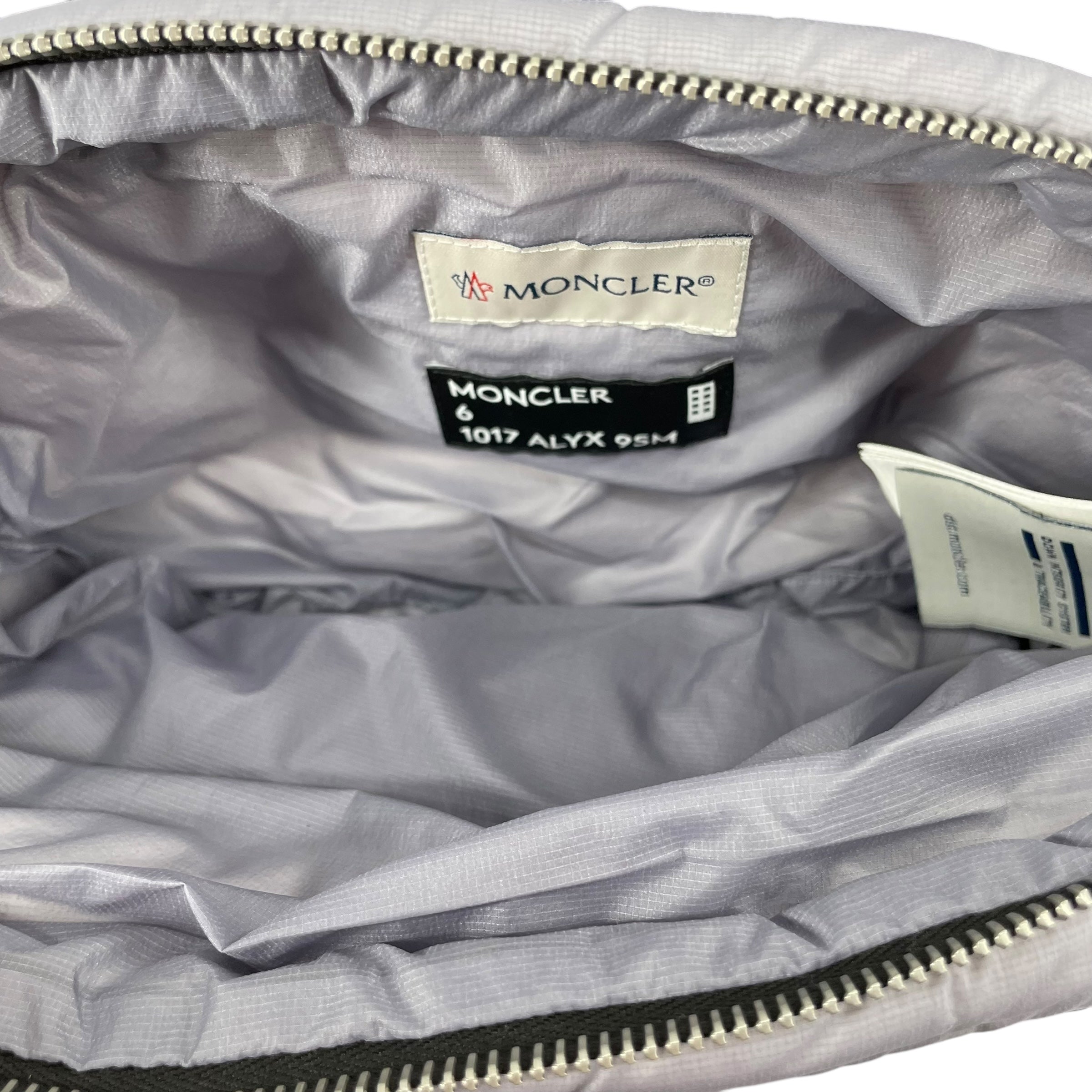 MONCLER/1017 ALYX 9SM(ALYX)/Cross Body Bag/Nylon/PPL/PUFFER FANNY / SLV CLIP view 7