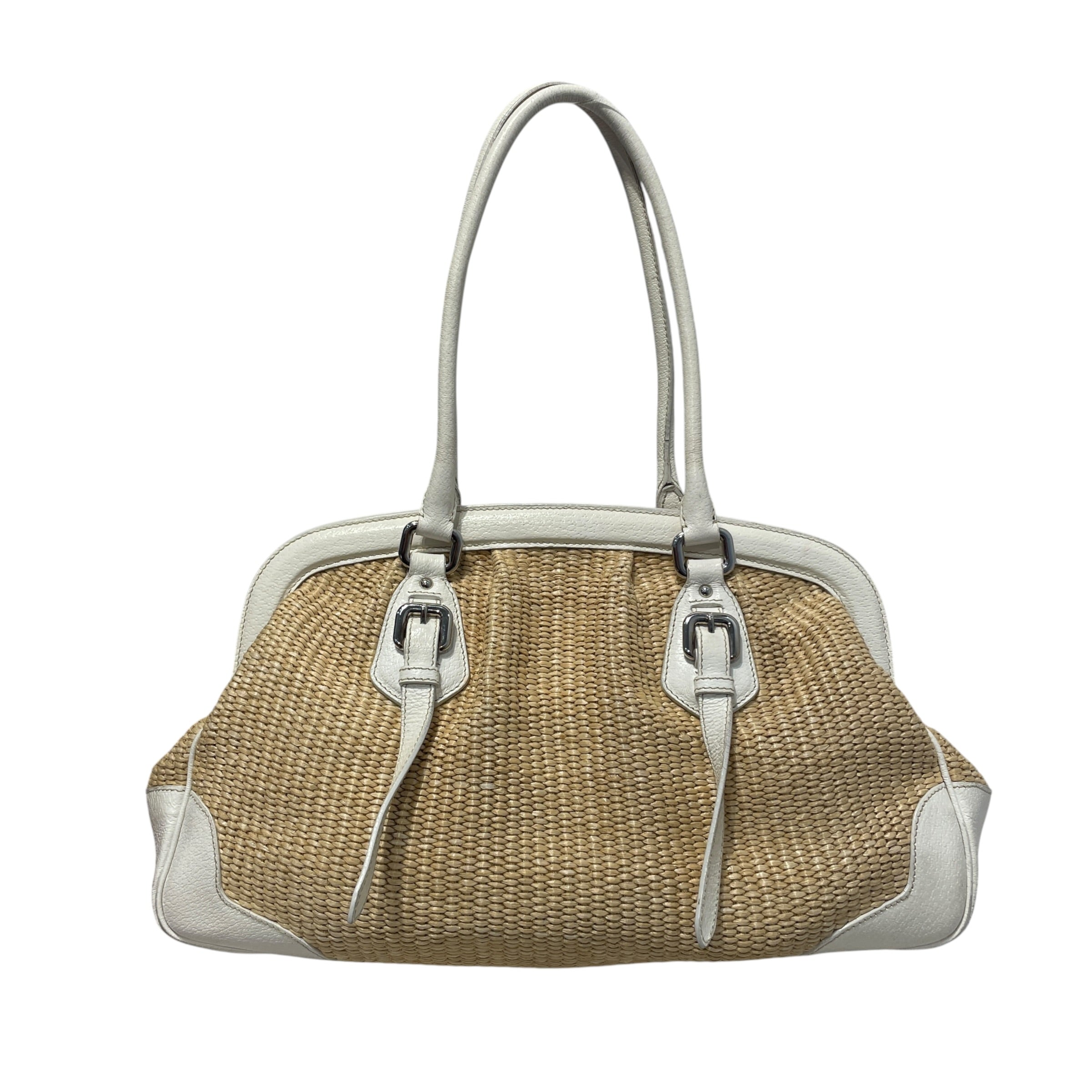 PRADA/Hand Bag/CML/Cinghaile Trimmed Paglia view 2