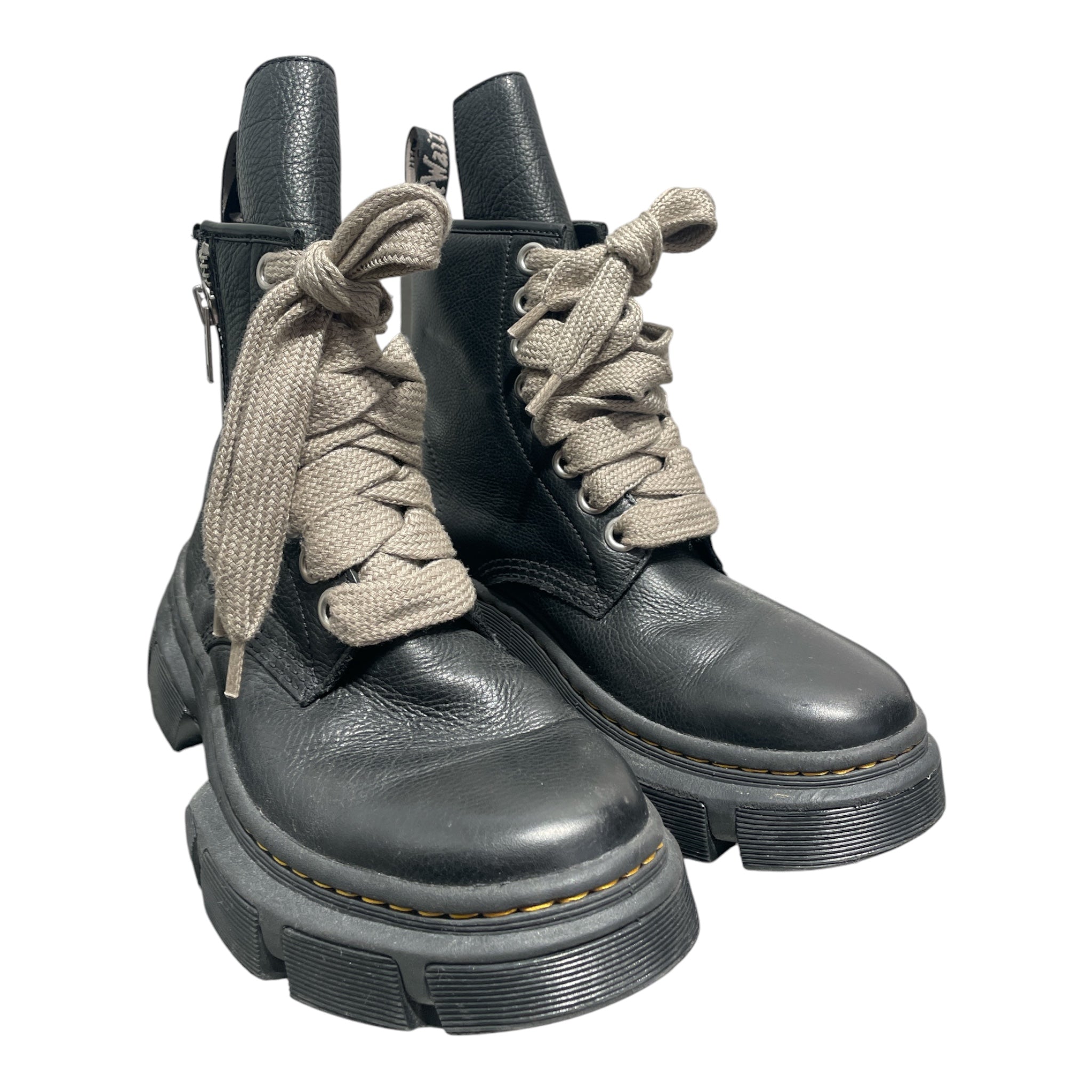 Rick Owens/Dr.Martens/Lace Up Boots/US 12/Leather/BLK/ view 1