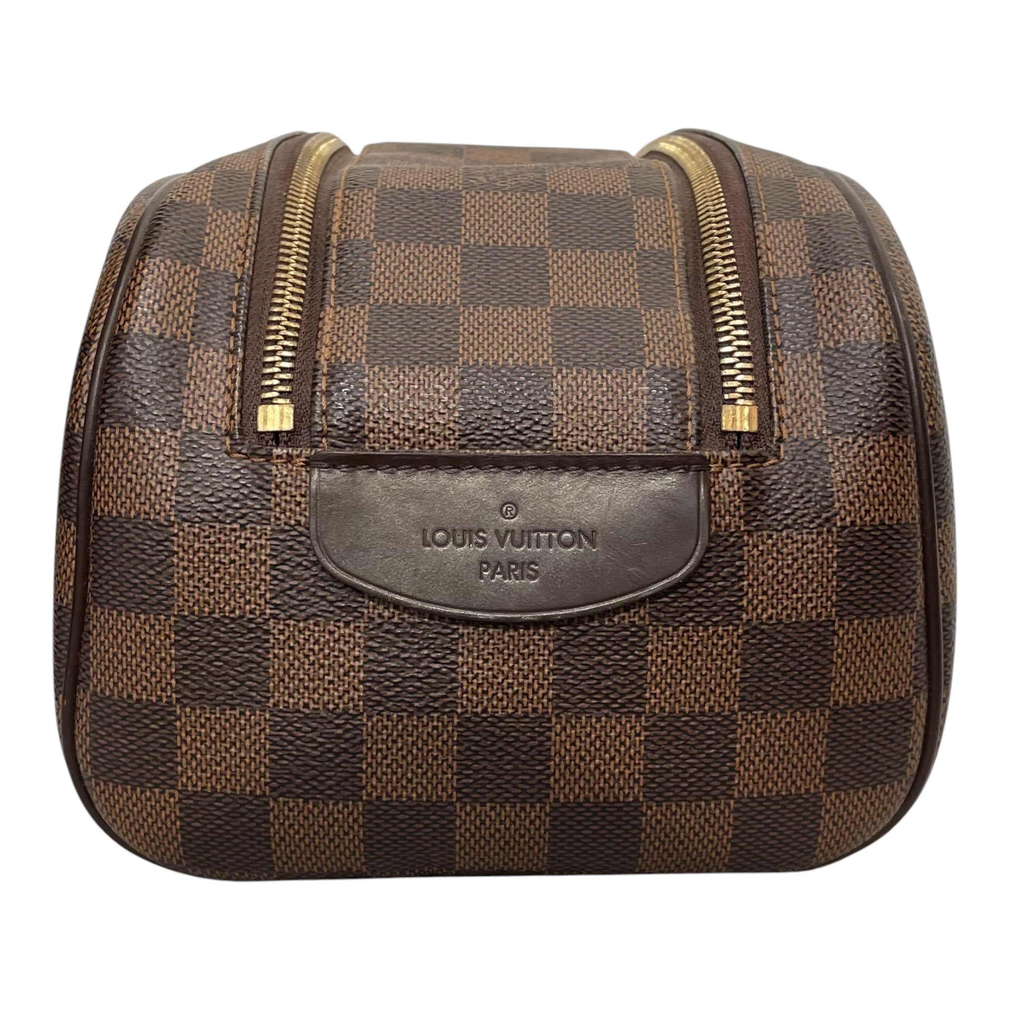 LOUIS VUITTON/Clutch Bag/Monogram/Leather/BRW/DOPP KIT DAMIER EBENE view 5