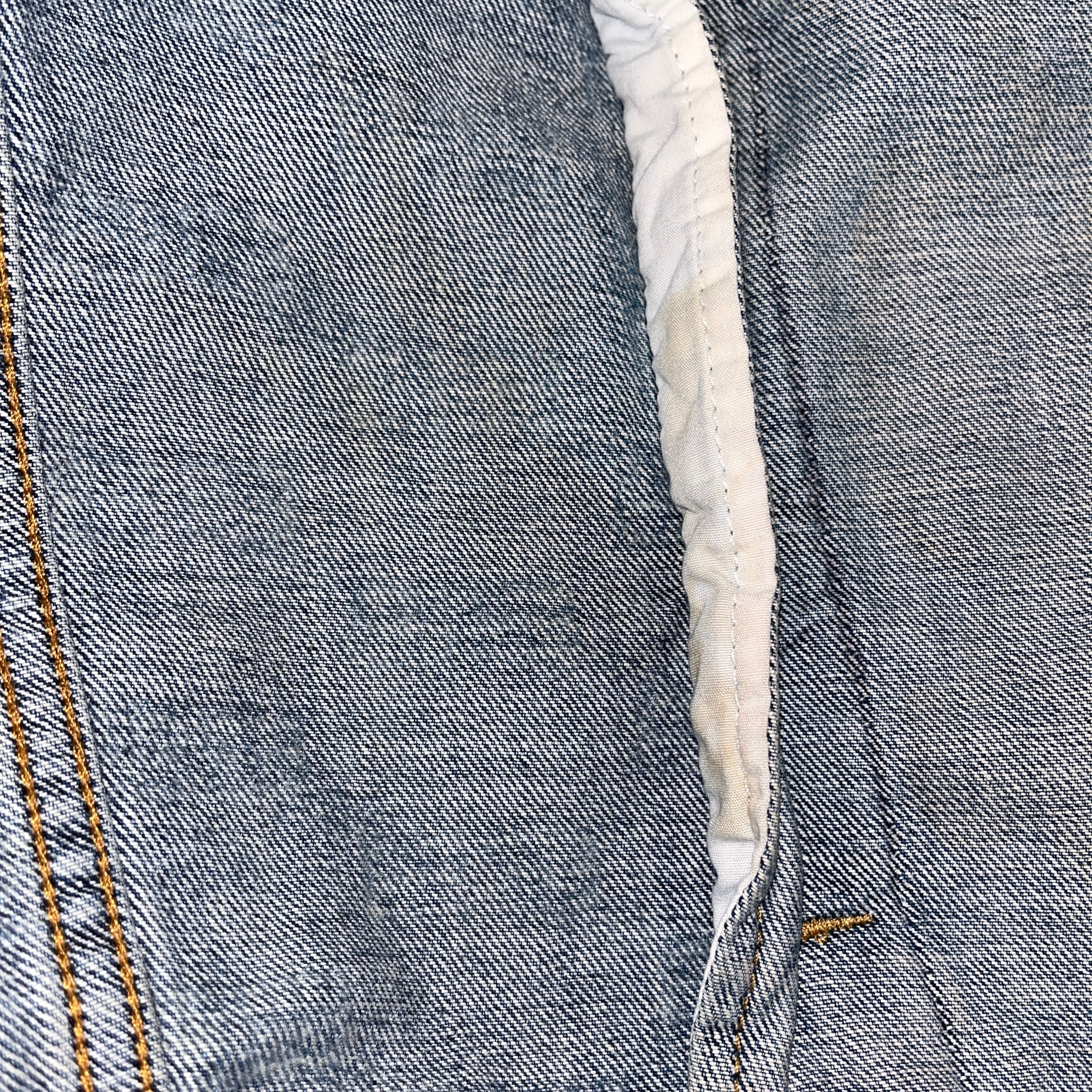 BALENCIAGA/Denim Jkt/M/Denim/BLU/Monogram/BB MONOGRAM ACID WASH view 8