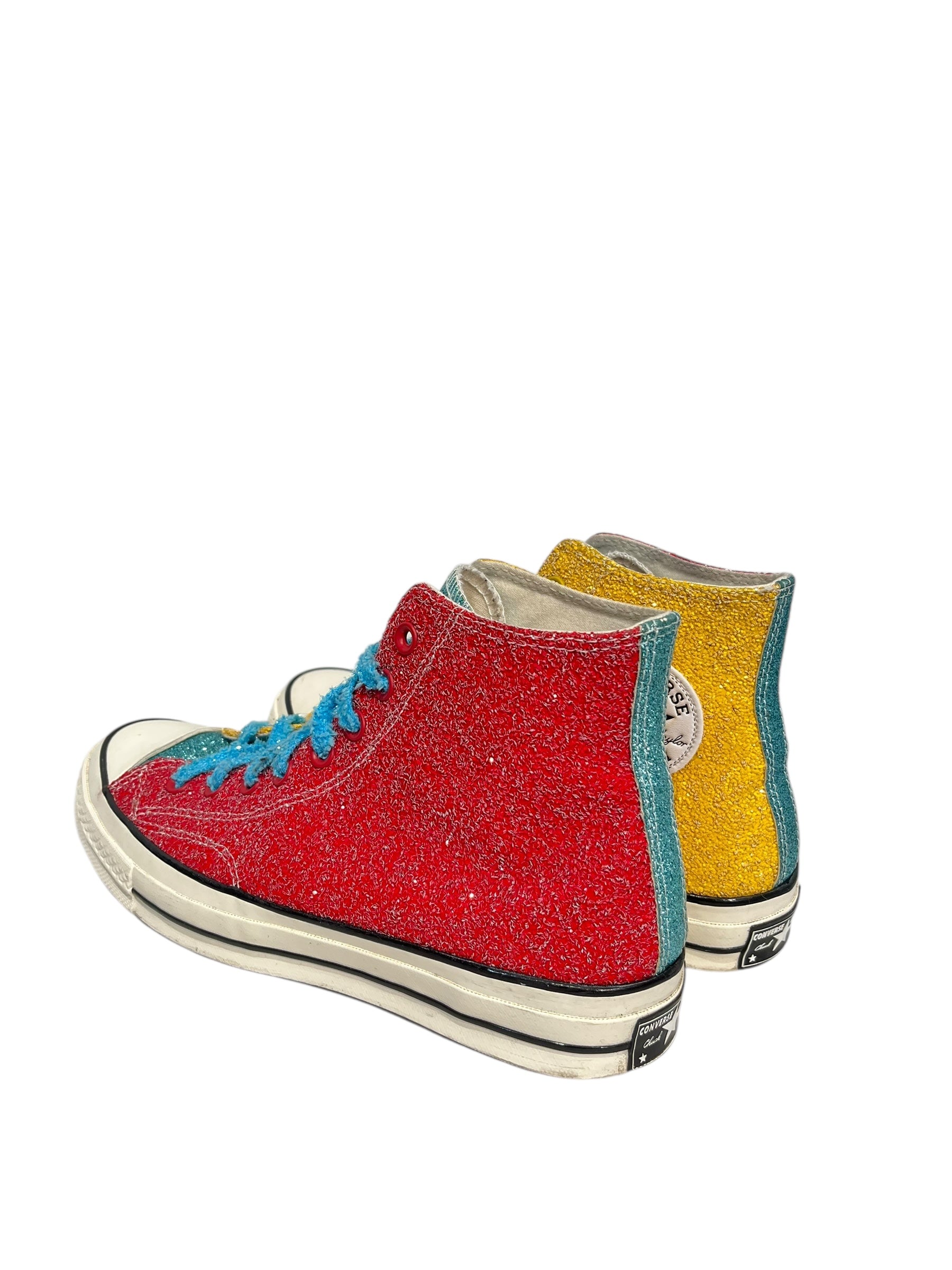 JW ANDERSON(J.W.ANDERSON)/CONVERSE/Hi-Sneakers/US 8/Glitter/MLT/64694C JW Ande Glitter Chucks view 2
