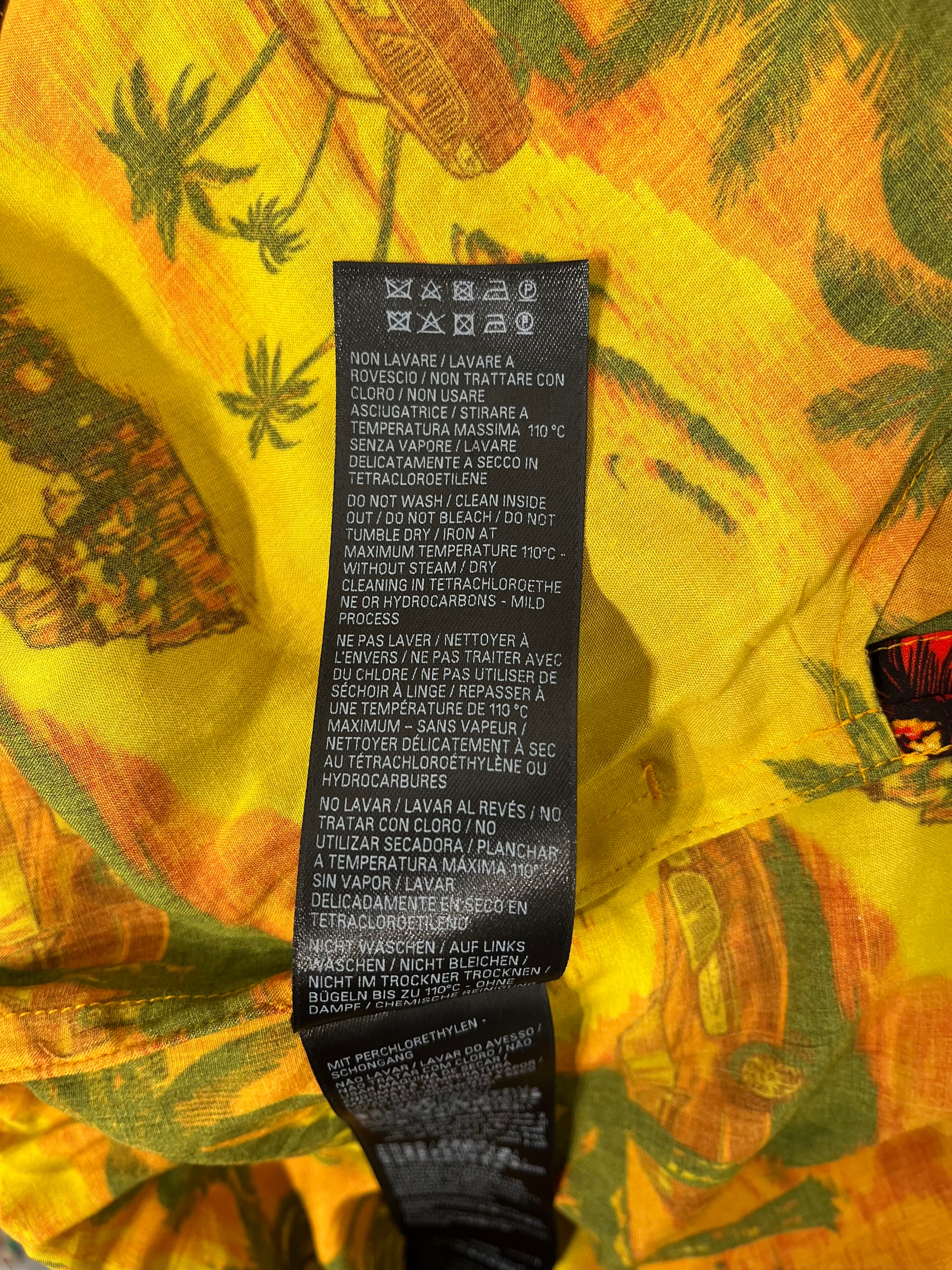 BALENCIAGA/Pants/38/Cotton/RED/All Over Print/BEACH PRINT PAJAMA PANTS view 6