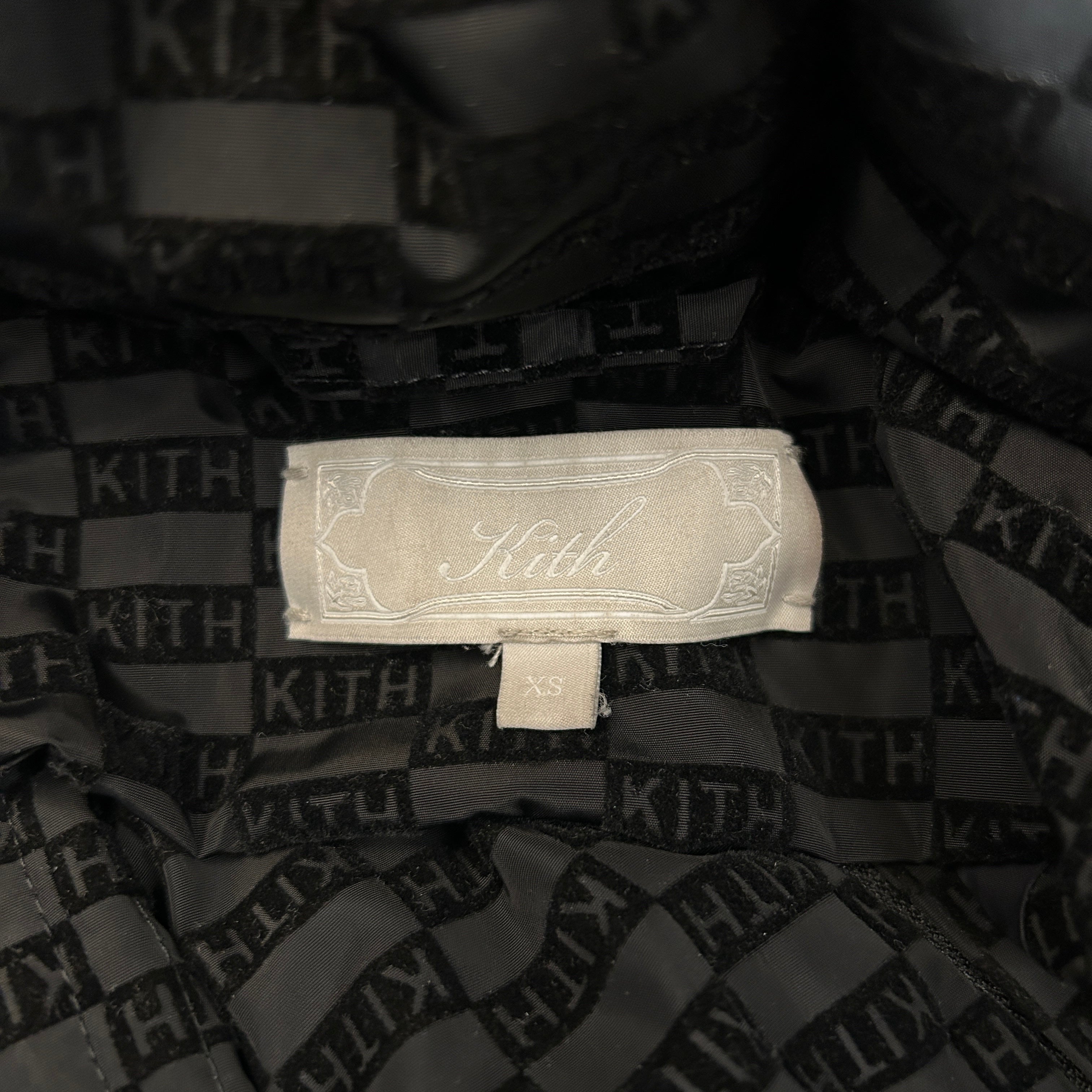 KITH/Puffer Jkt/XS/Polyester/BLK/Monogram/Midi Monogram view 3