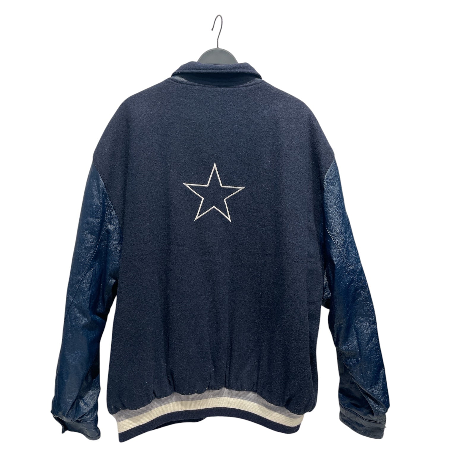 JEFF HAMILTON/Baseball Jkt/XL/Wool/NVY/VITNAGE COWBOYS JACKET view 2