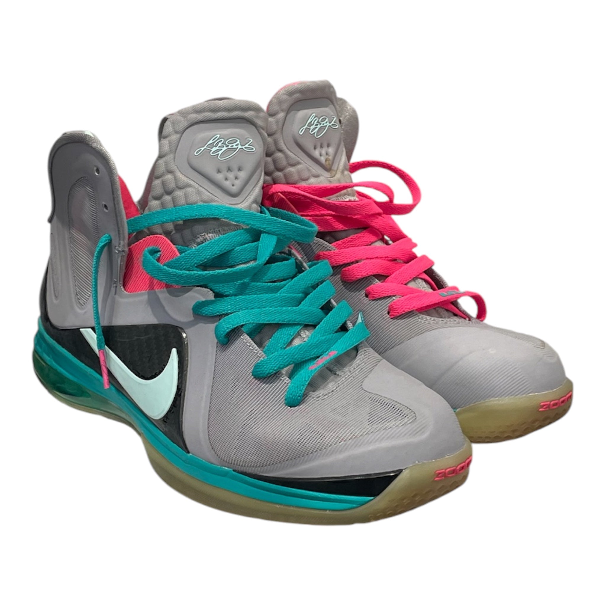 NIKE/Hi-Sneakers/US 10/Cotton/GRY/lebron 9 ps elite view 1
