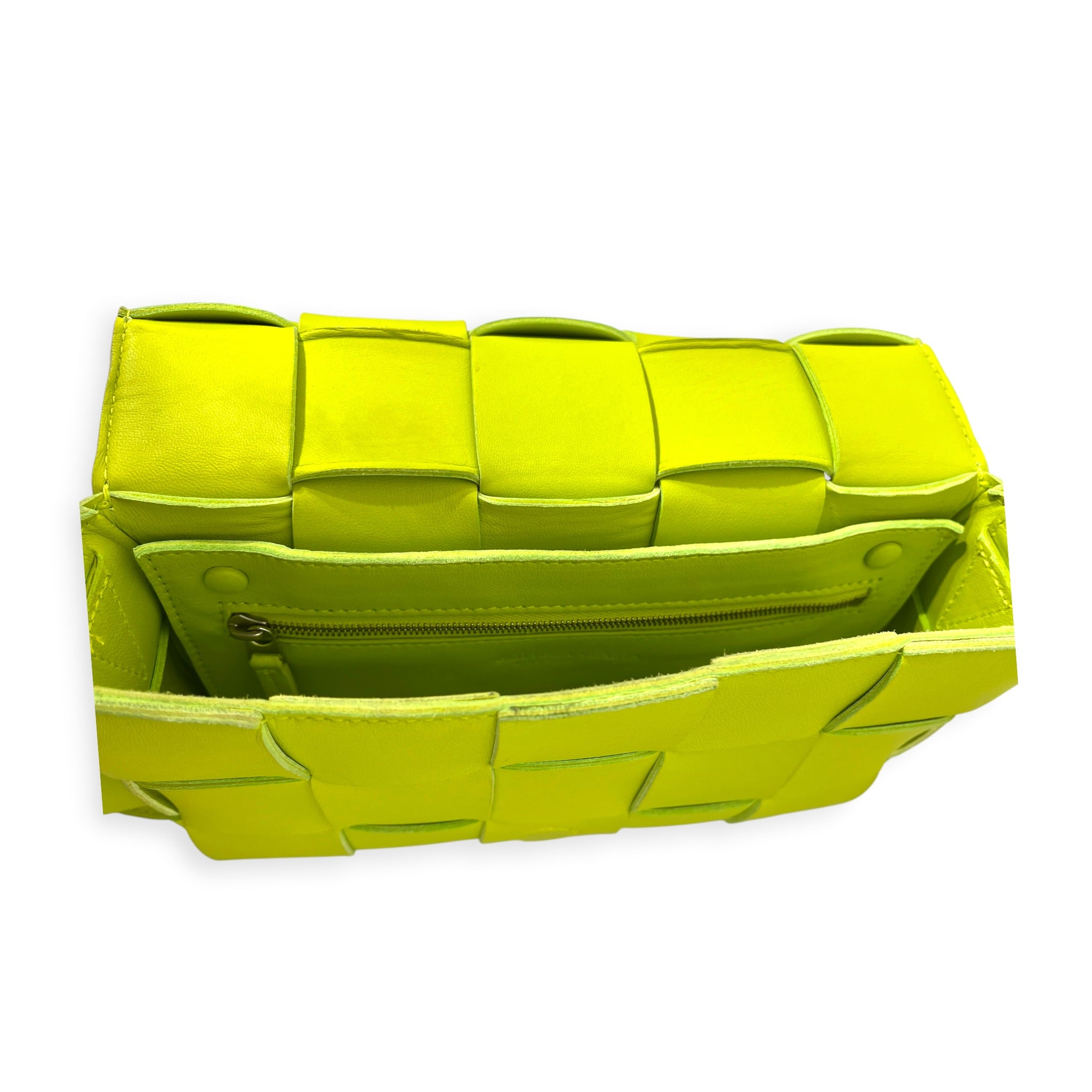 BOTTEGA VENETA/Bag/Leather/GRN/NEON CASETTE BAG view 3