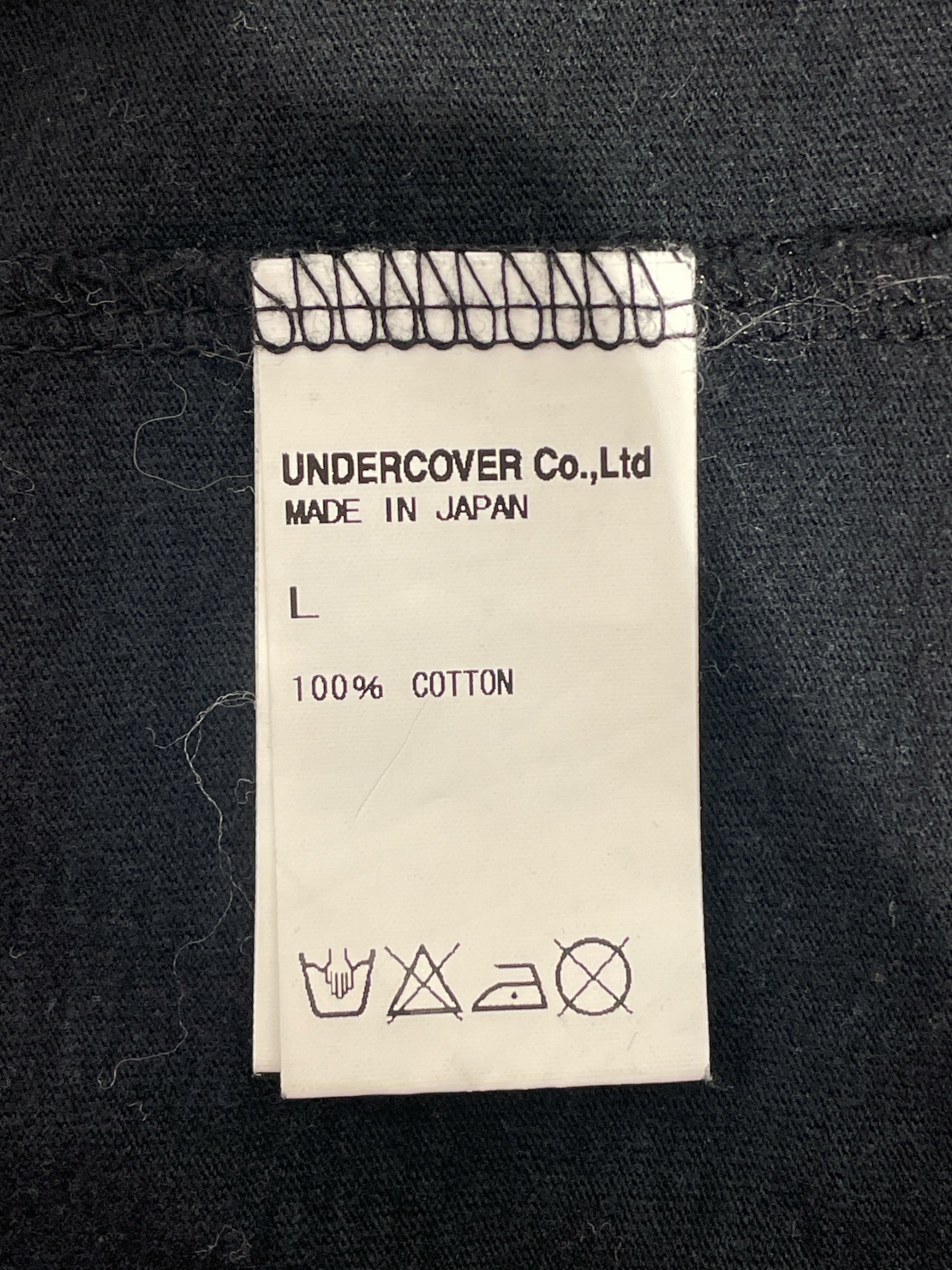 UNDERCOVERISM/T-Shirt/L/Cotton/BLK/Graphic/PINK BEAR view 4