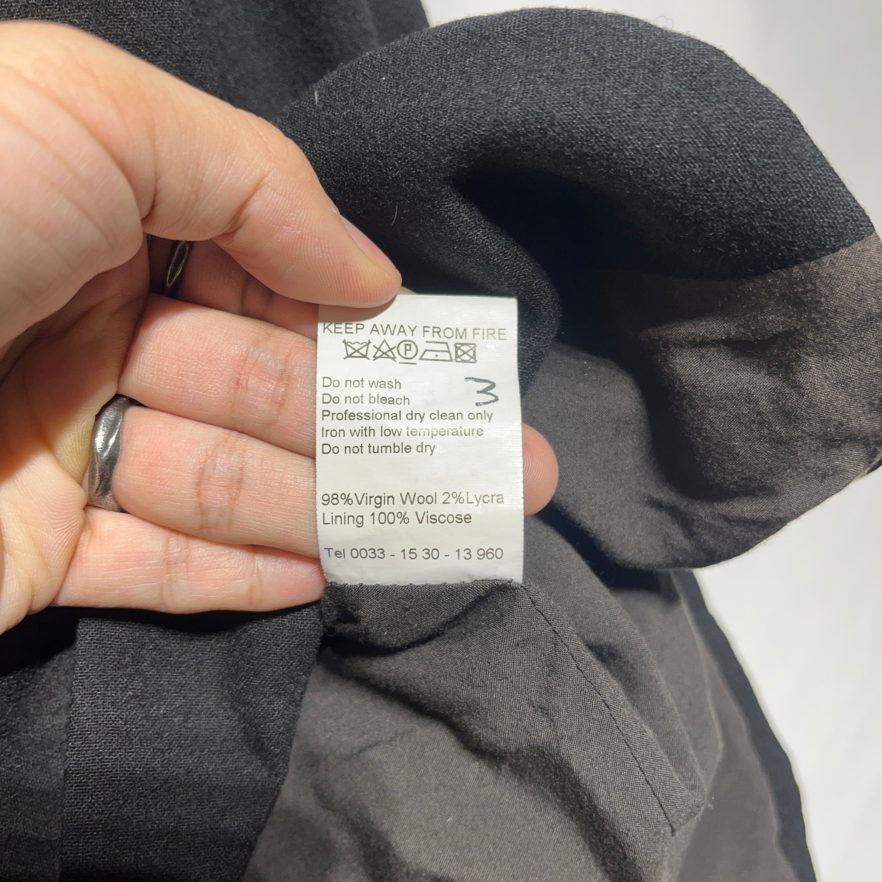 SILENT by DAMIR DOMA/Tailored Jkt/XL/BLK/ view 4