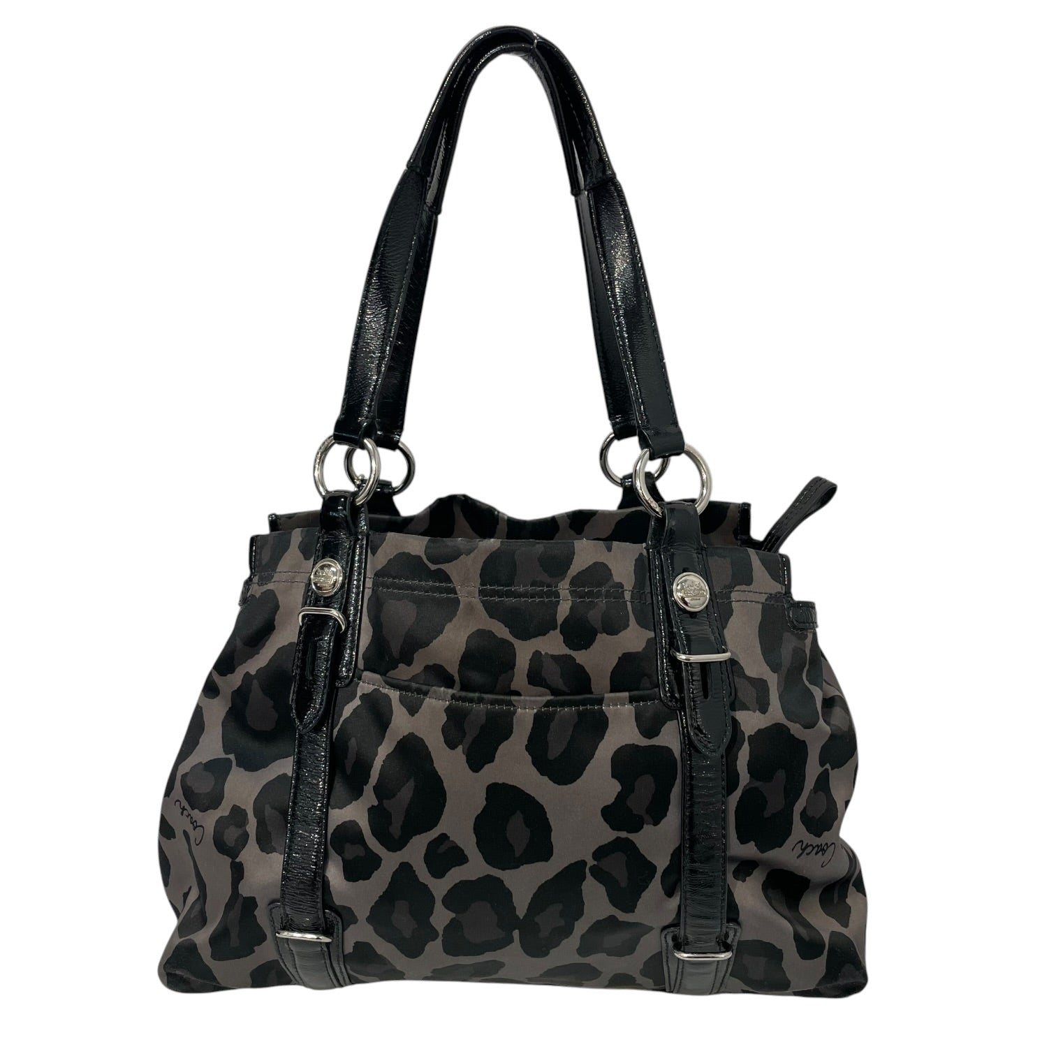 COACH/Hand Bag/Leopard/Cotton/GRN/15778 view 2