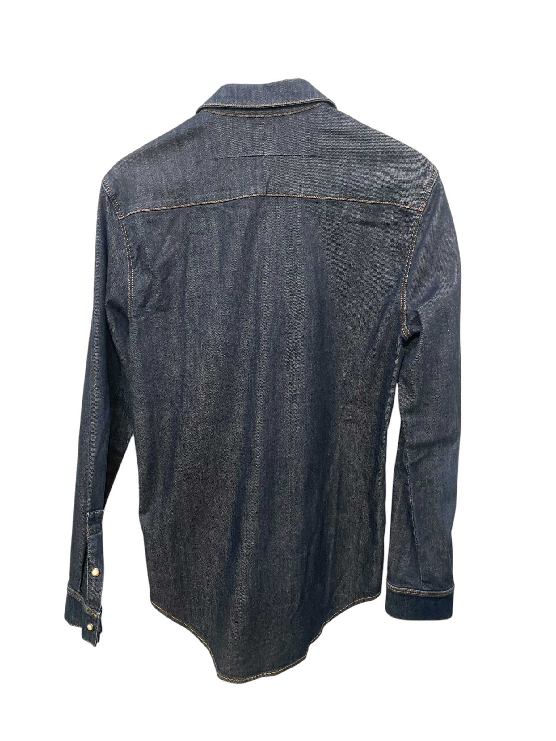 GIVENCHY/LS Shirt/S/Cotton/NVY/STAR COLLAR DETAIL view 2