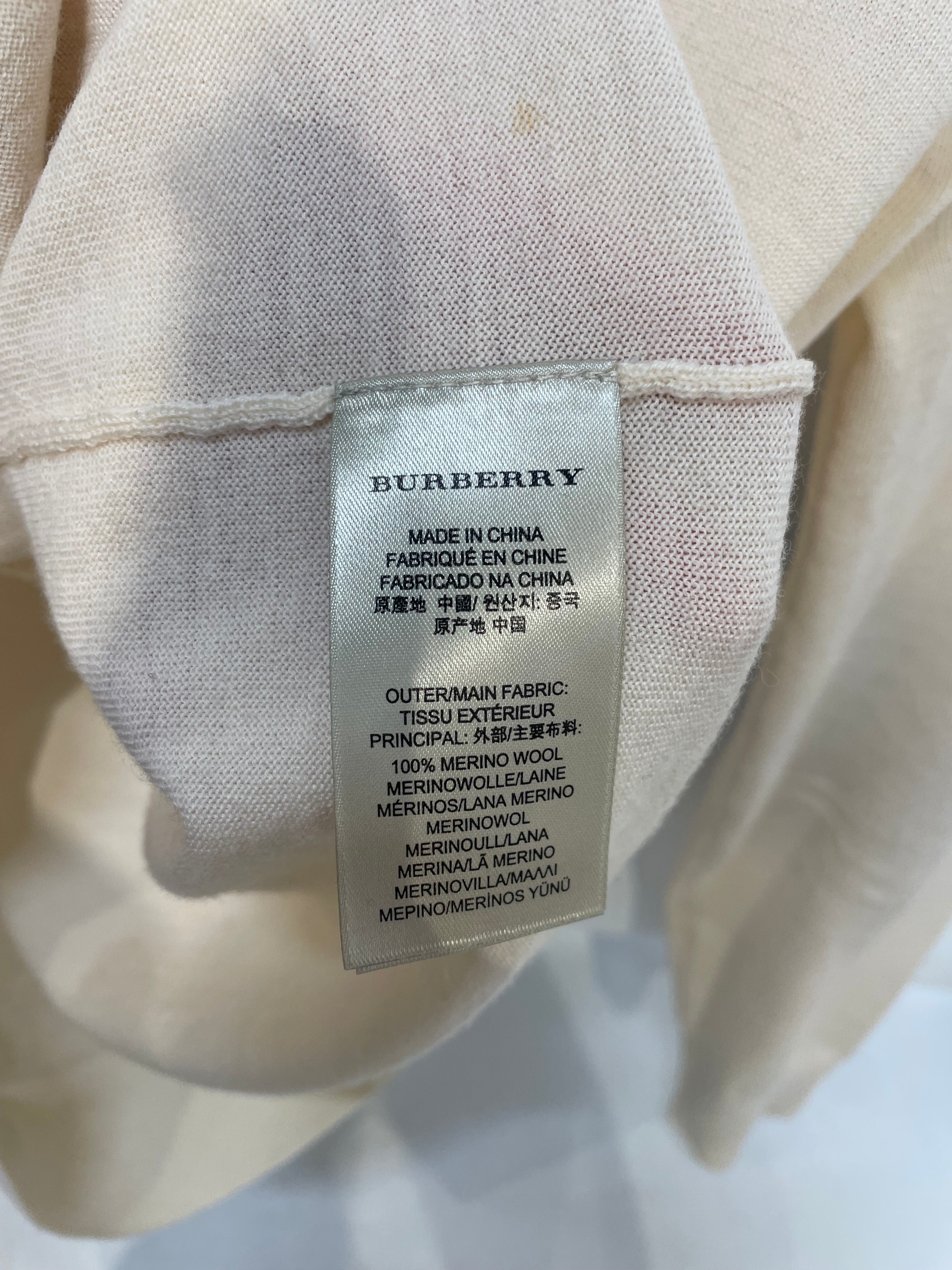 BURBERRY BRIT/Sweater/M/Wool/CRM/ view 4