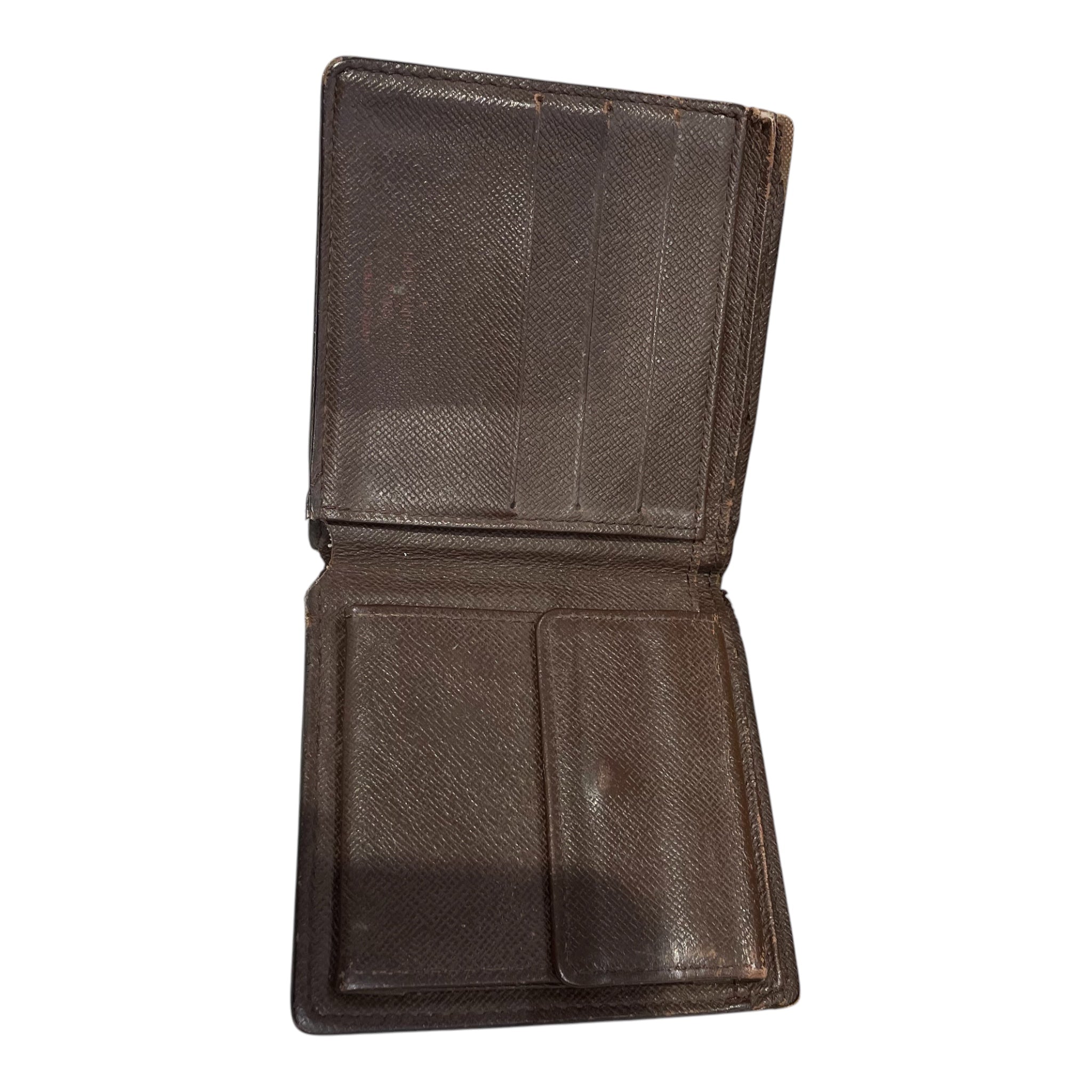 LOUIS VUITTON/Bifold Wallet/Monogram/Leather/BRW/BROWN AND YELLOW MONOGRAM view 2