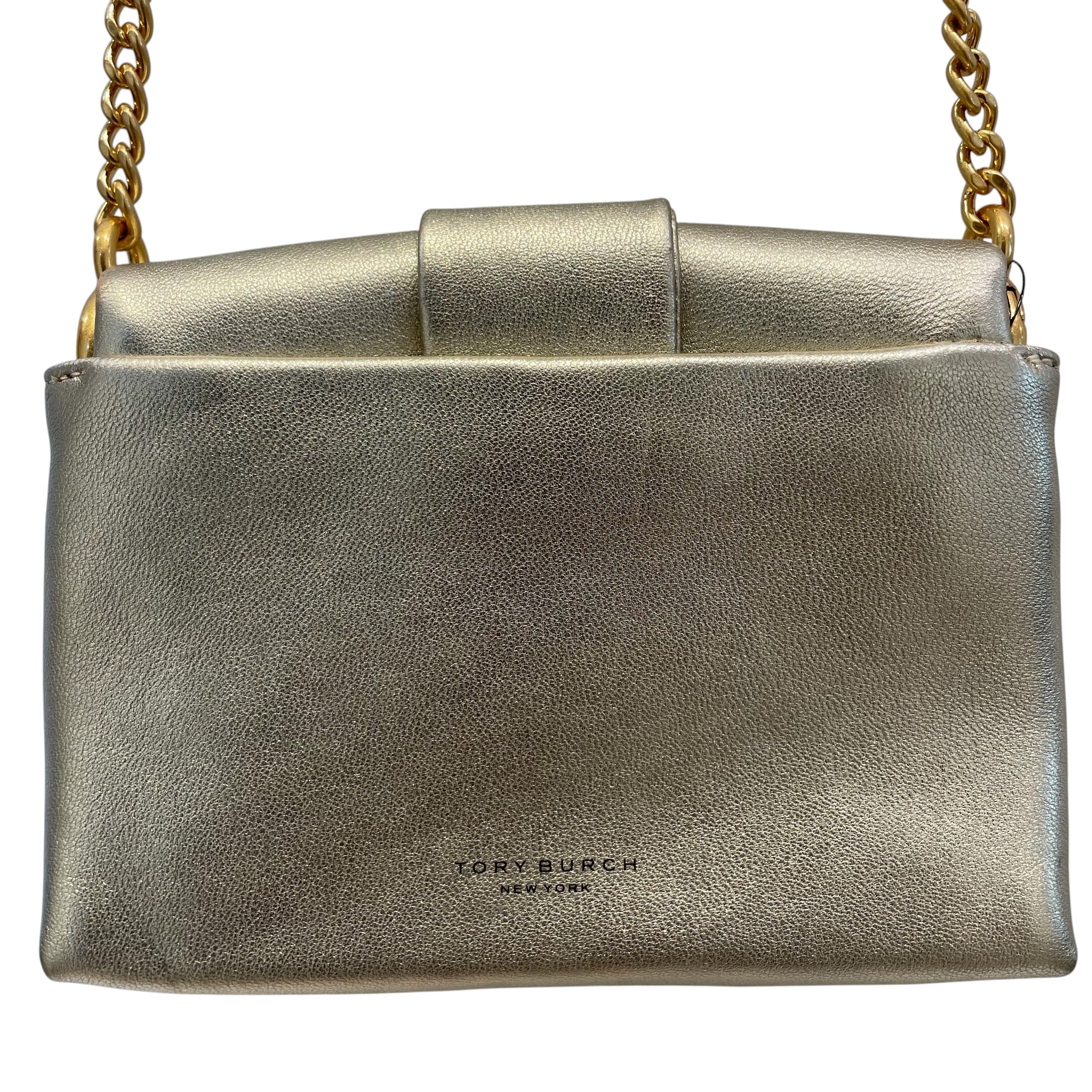 TORY BURCH/Cross Body Bag/Glitter/Leather/GLD/CRYSTAL GEM/GLD STRAP view 3