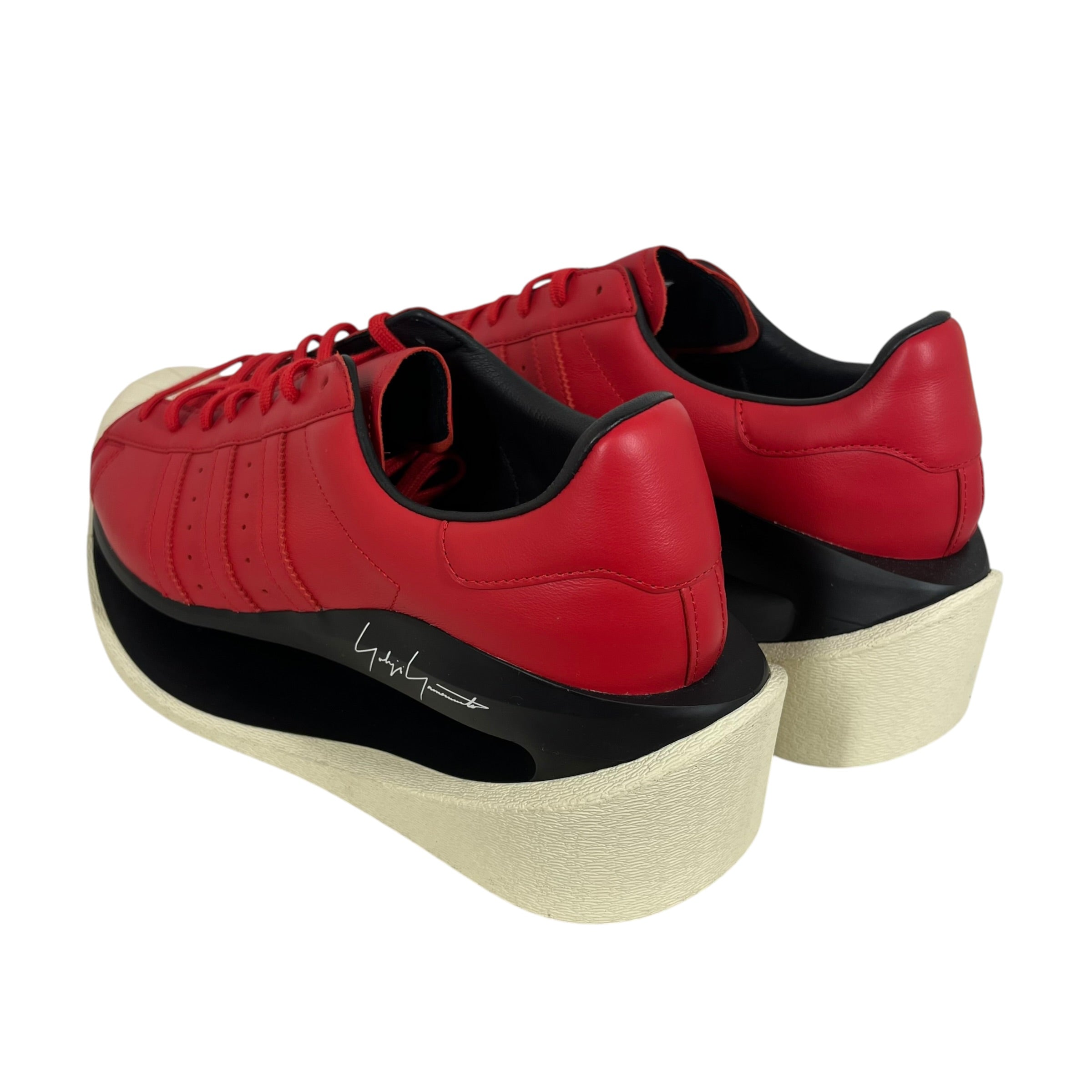 Y-3/Low-Sneakers/US 11.5/Leather/RED/GENDO SUPERSTAR view 2