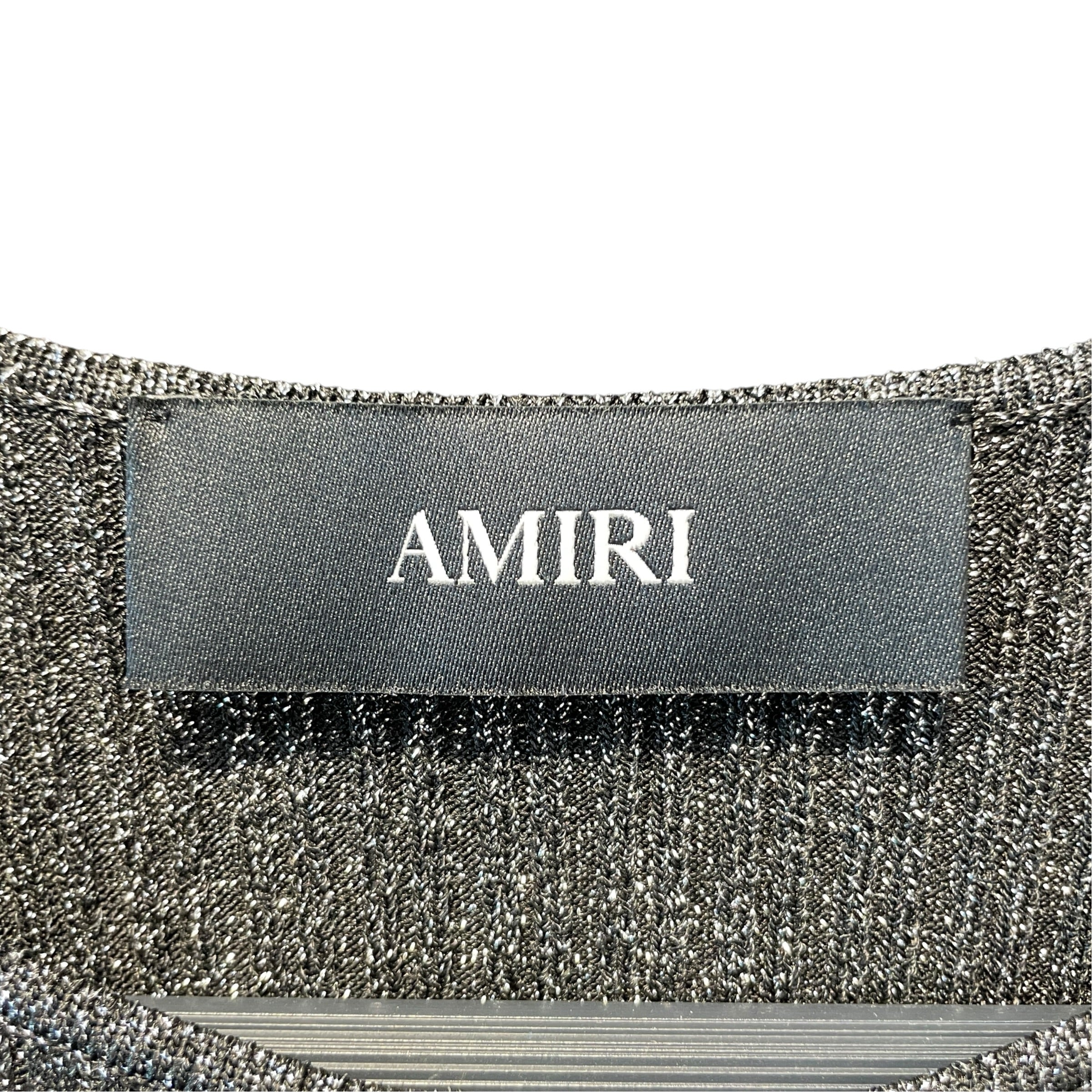 AMIRI/LS Dress/S/Glitter/Nylon/BLK/MA Hardware Mini Dress view 3