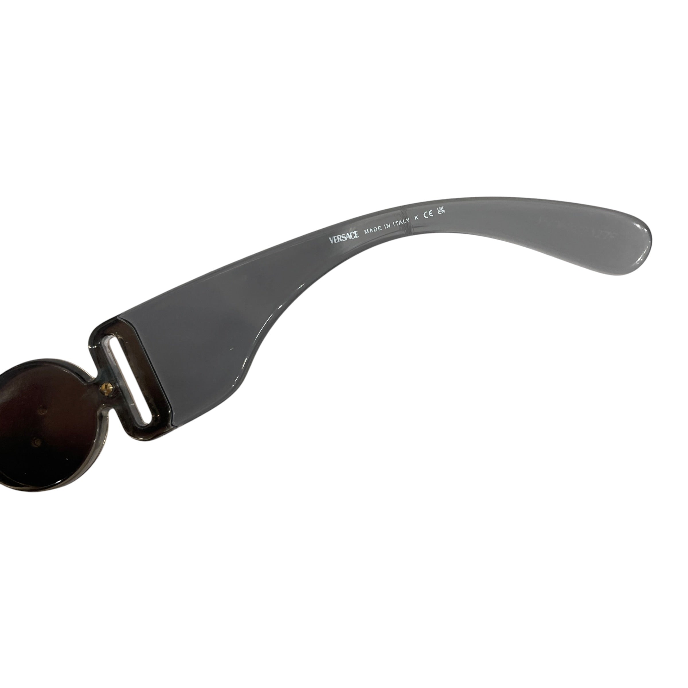 VERSACE/Sunglasses/Plastic/SLV/L's/VERSACE OVERSIZE SHIELD GLASSE view 5