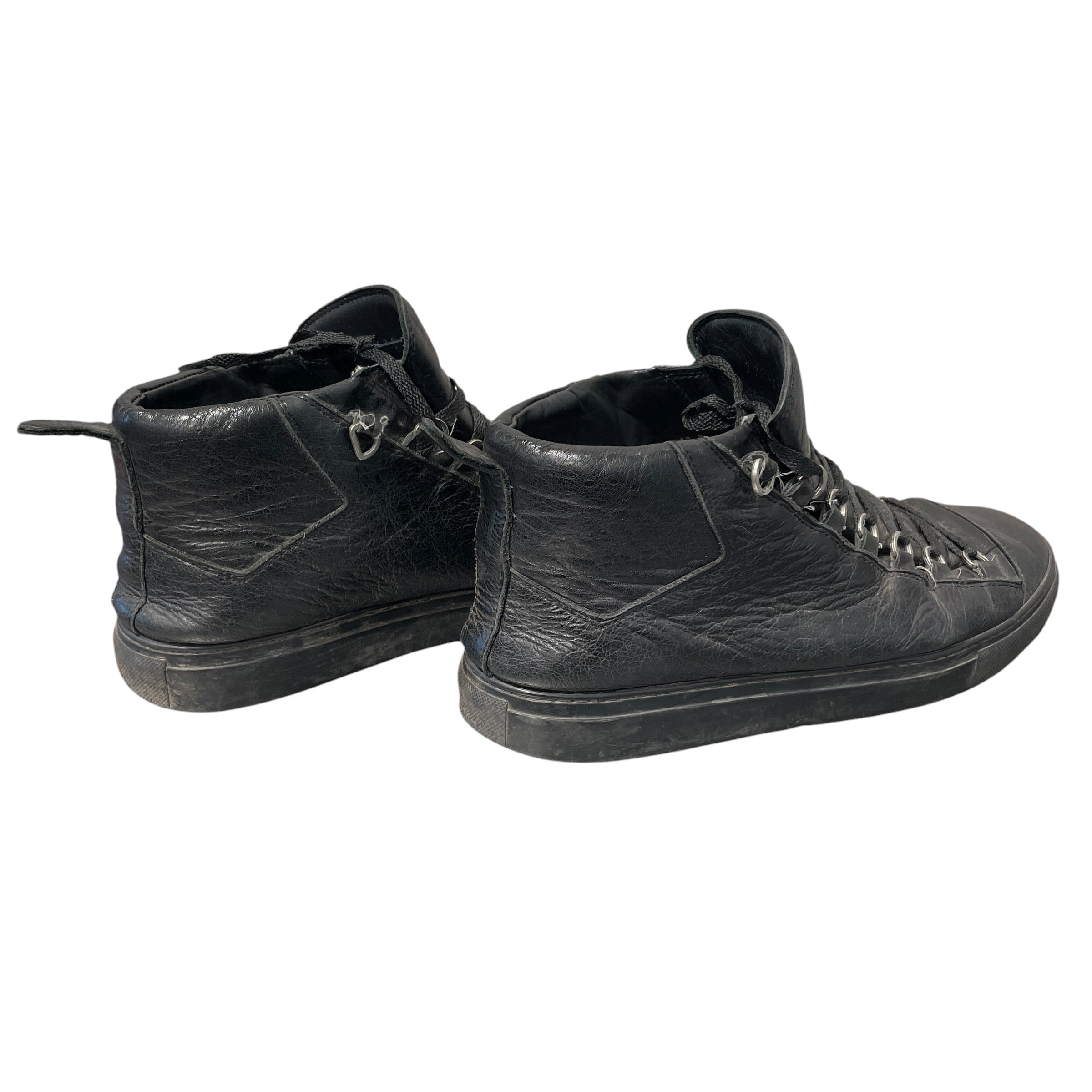 BALENCIAGA/Hi-Sneakers/EU 41/Leather/BLK/Balenciaga Arenas view 6