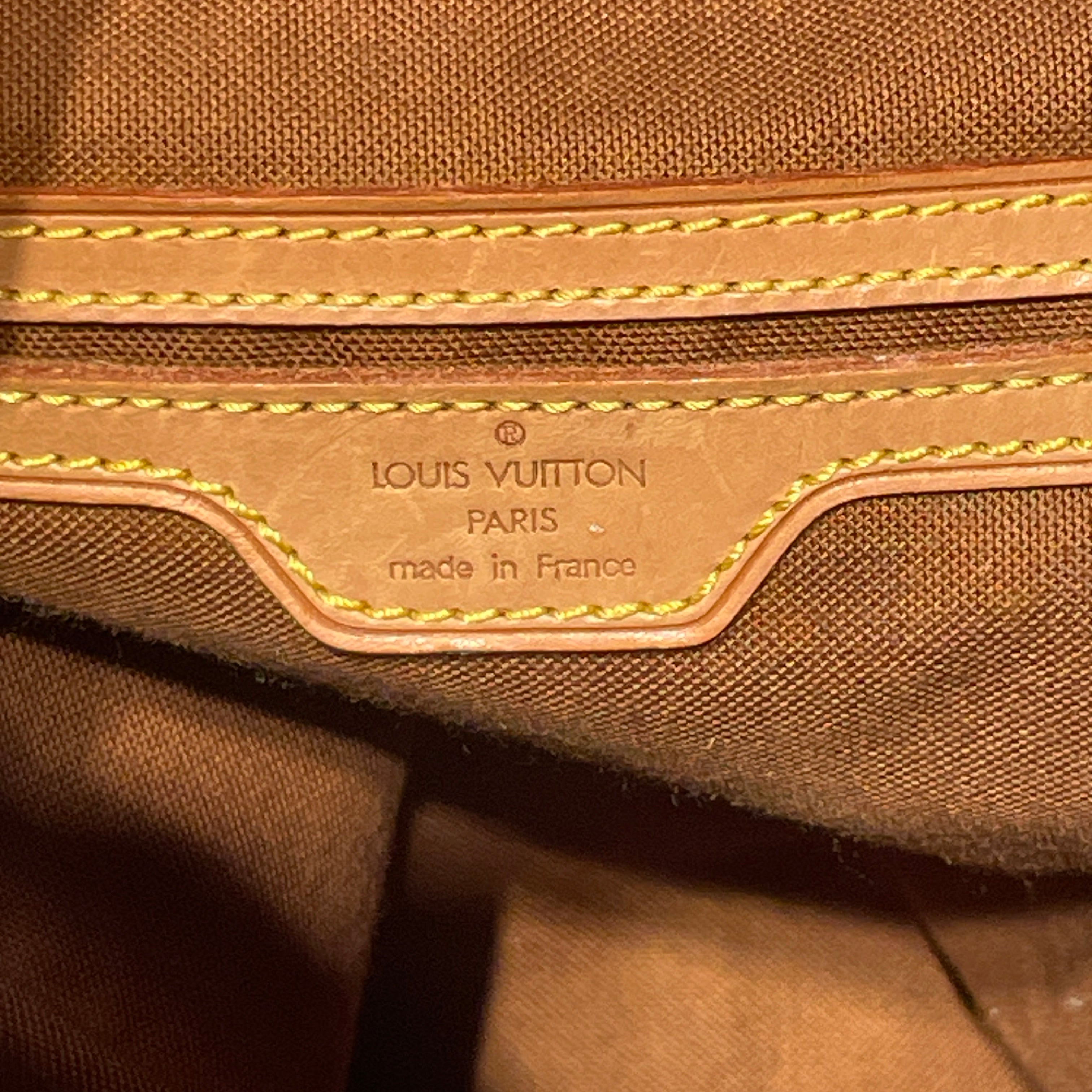 LOUIS VUITTON/Backpack/Monogram/Leather/BRW/MONTSOURIS view 3