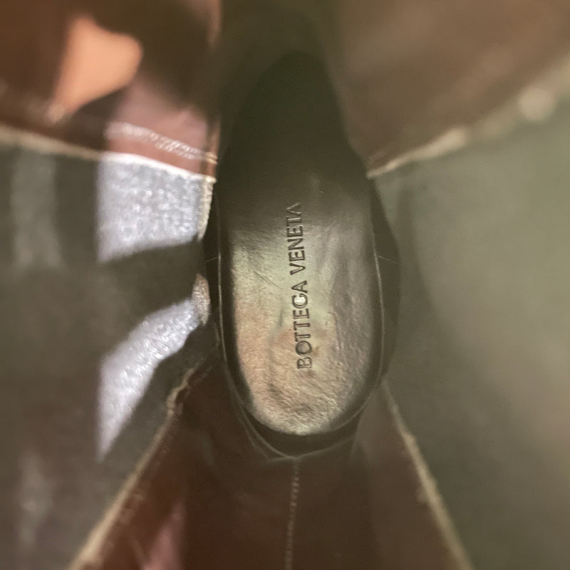 BOTTEGA VENETA/Pull-On Boots/EU 43/Leather/BLK/