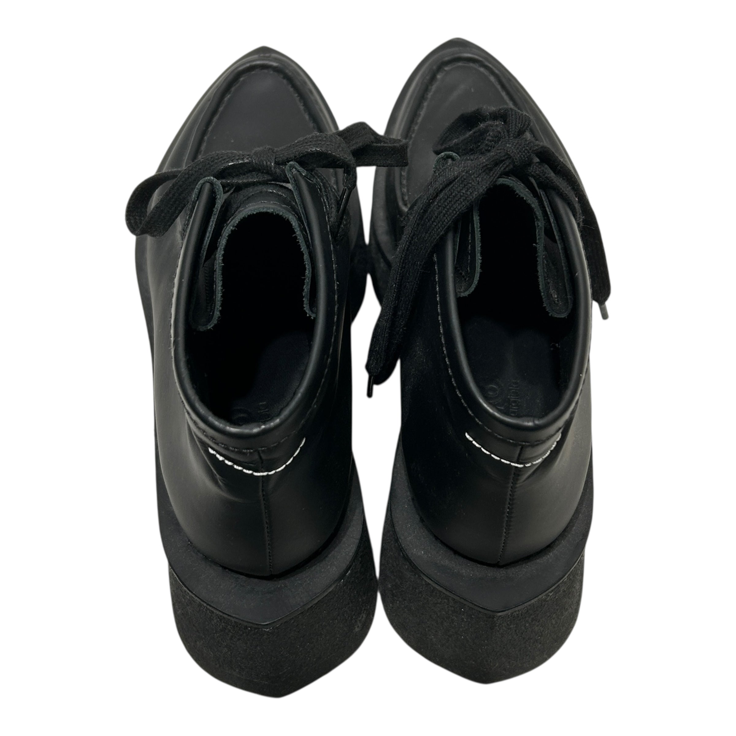 Maison Margiela/Boots/EU 37/Leather/BLK/Pointed Toe Platform Boots view 9