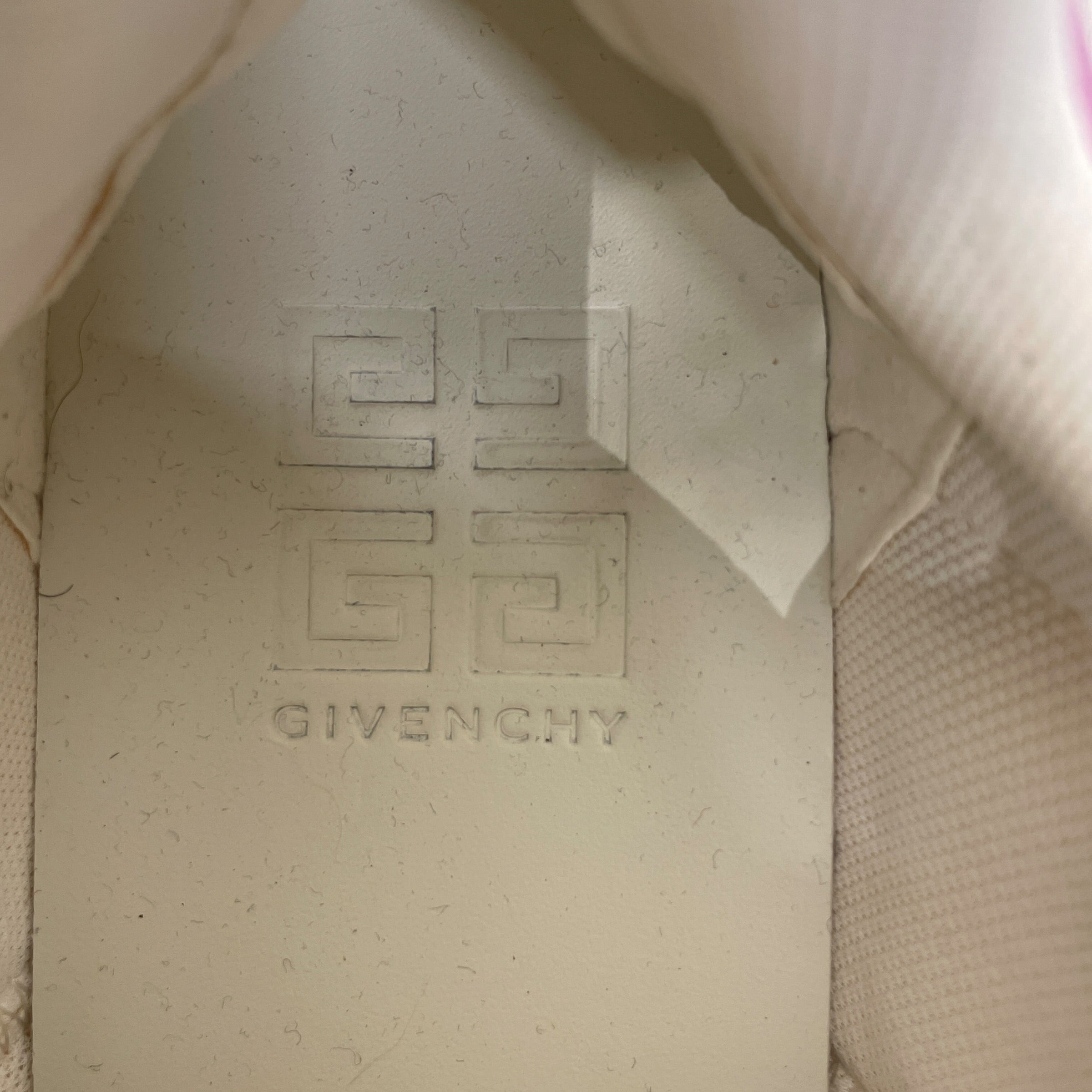 GIVENCHY/Low-Sneakers/EU 40/Cotton/PNK/SUDE/ Leather/ ombre wht+pin view 3