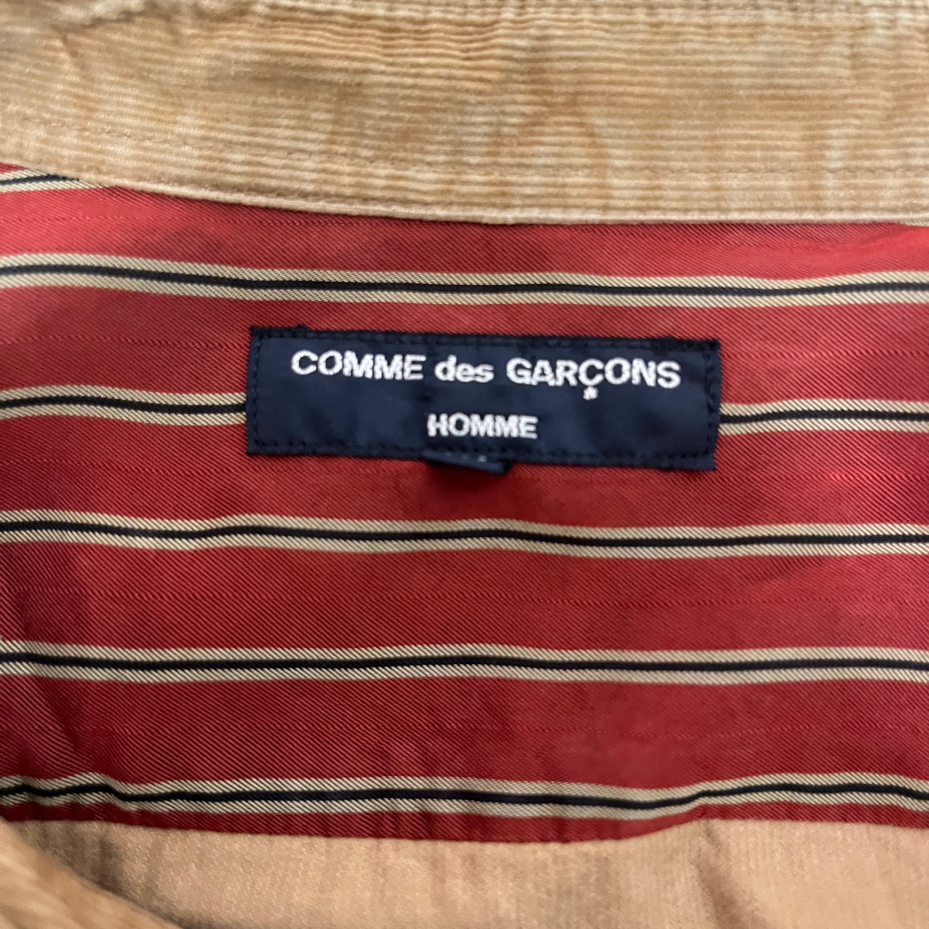 COMME des GARCONS HOMME/LS Shirt/M/Corduroy/CML/Dress/CORDUROY DRESS SHIRT view 3
