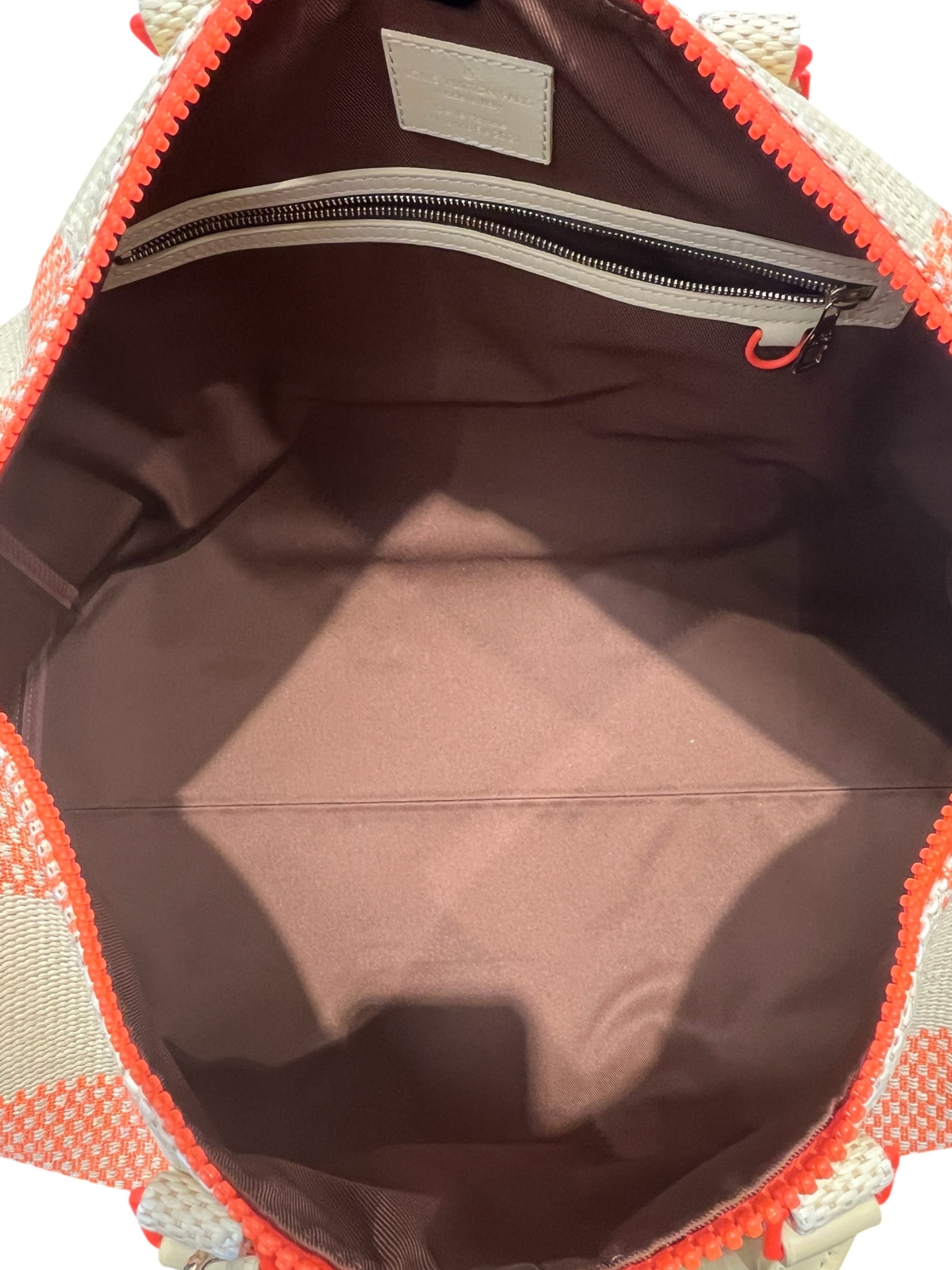 LOUIS VUITTON/Luggage/All Over Print/Cotton/CRM/KEEPALL BANDOU 50 ORNGE view 6