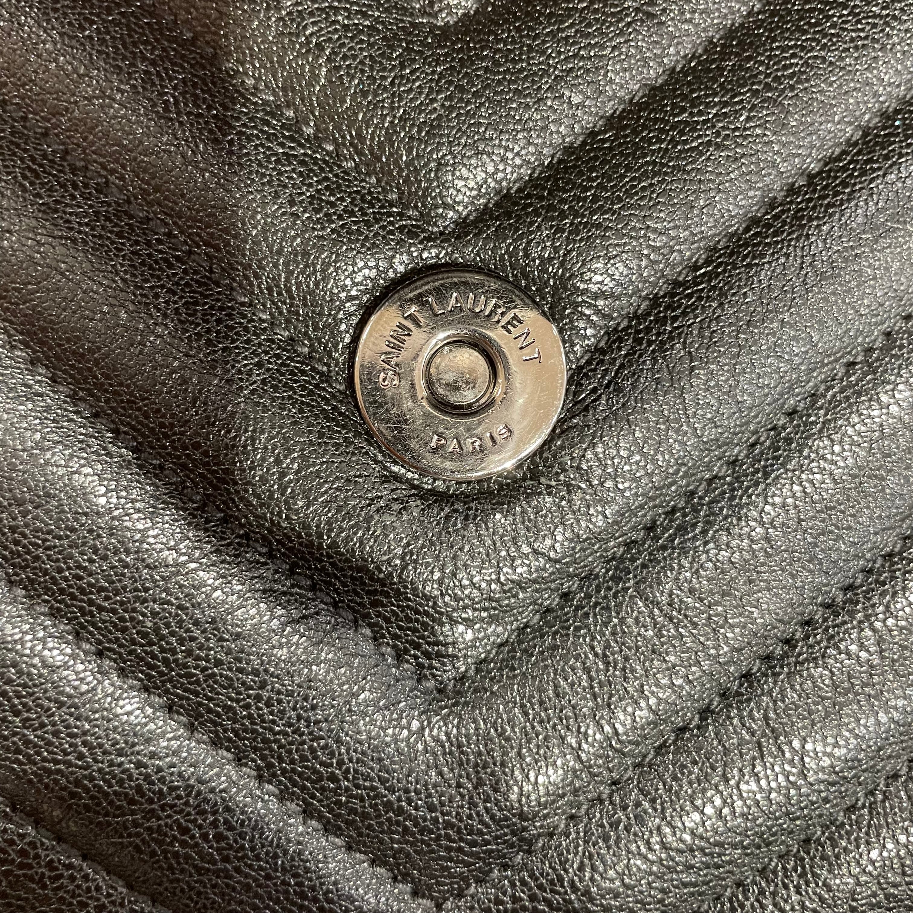 YVES SAINT LAURENT/Cross Body Bag/Leather/BLK/MEDIUM COLLEGE BAG view 6