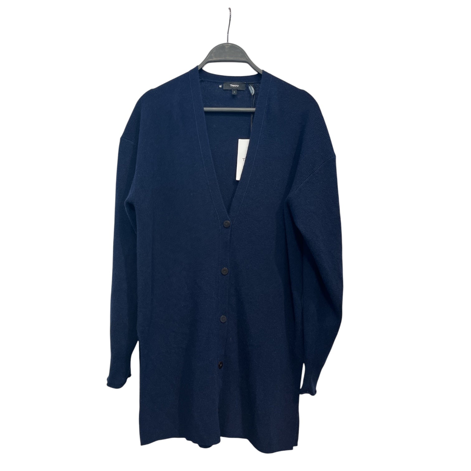 theory/Jacket/Cotton/NVY/Blue navy cardigan view 1