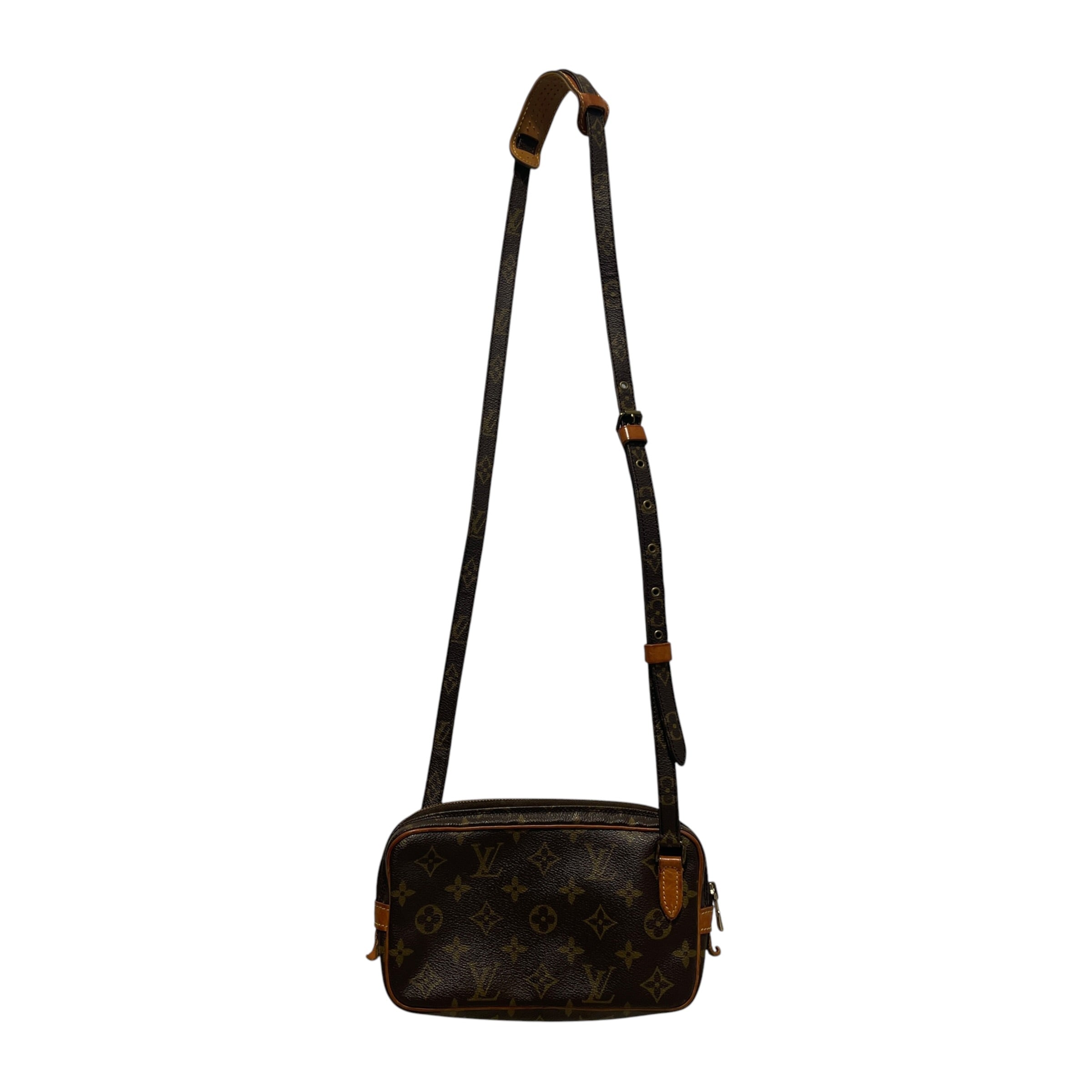 LOUIS VUITTON/Cross Body Bag/Monogram/Leather/BRW/Pochette Marly view 1