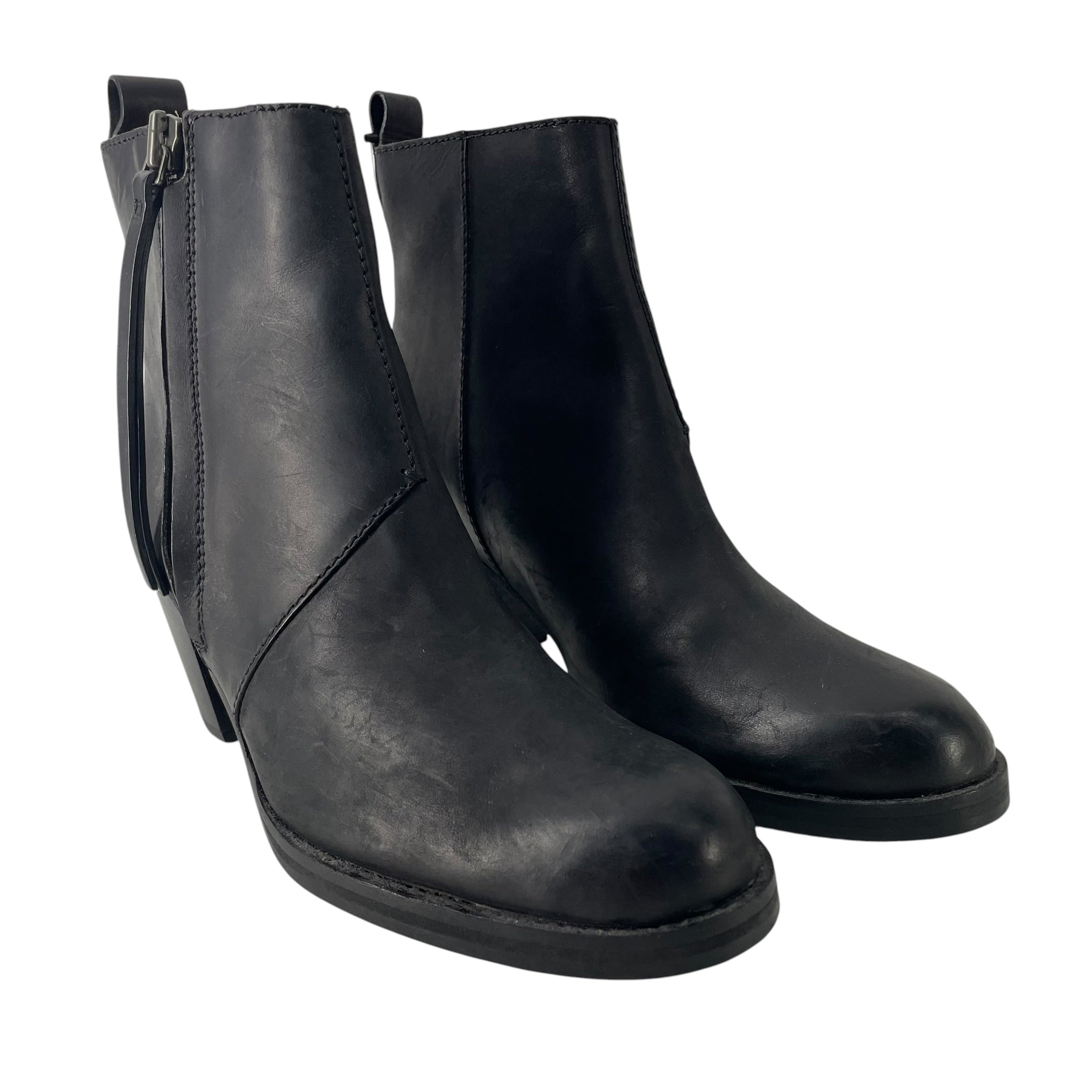 Acne Studios/Ankle Boots/EU 41/Leather/BLK/PISTOL SHORT BOOT view 1