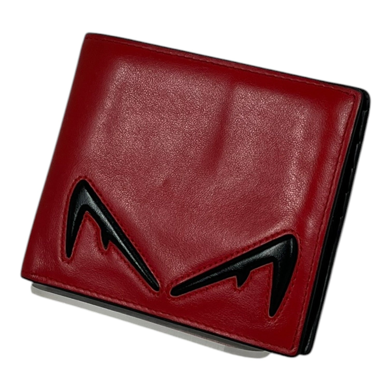 FENDI/Bifold Wallet/Leather/RED/Monster Eyes Wallet view 1