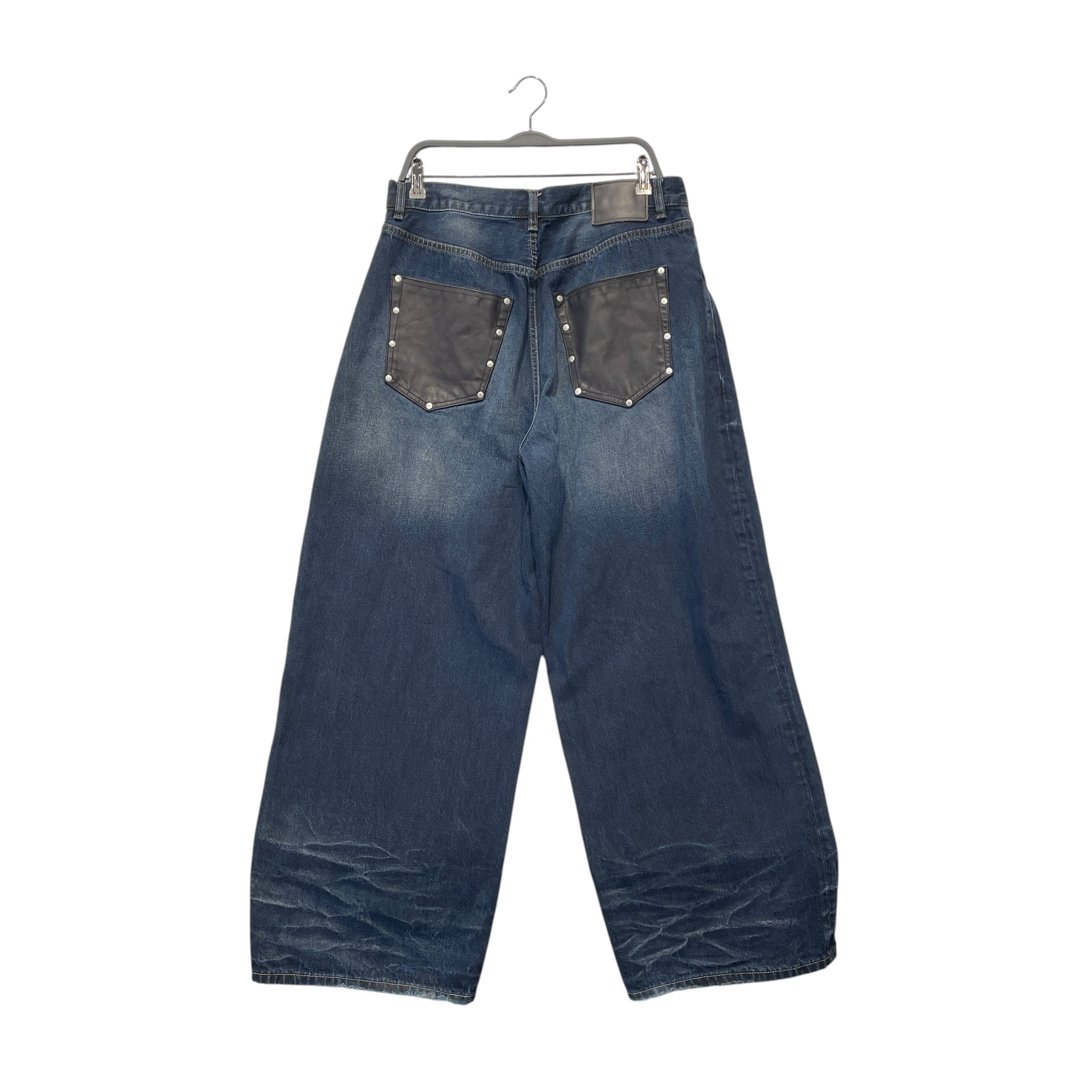 Acne Studios/Pants/48/Denim/IDG/2023M LEATHER POCKET view 4