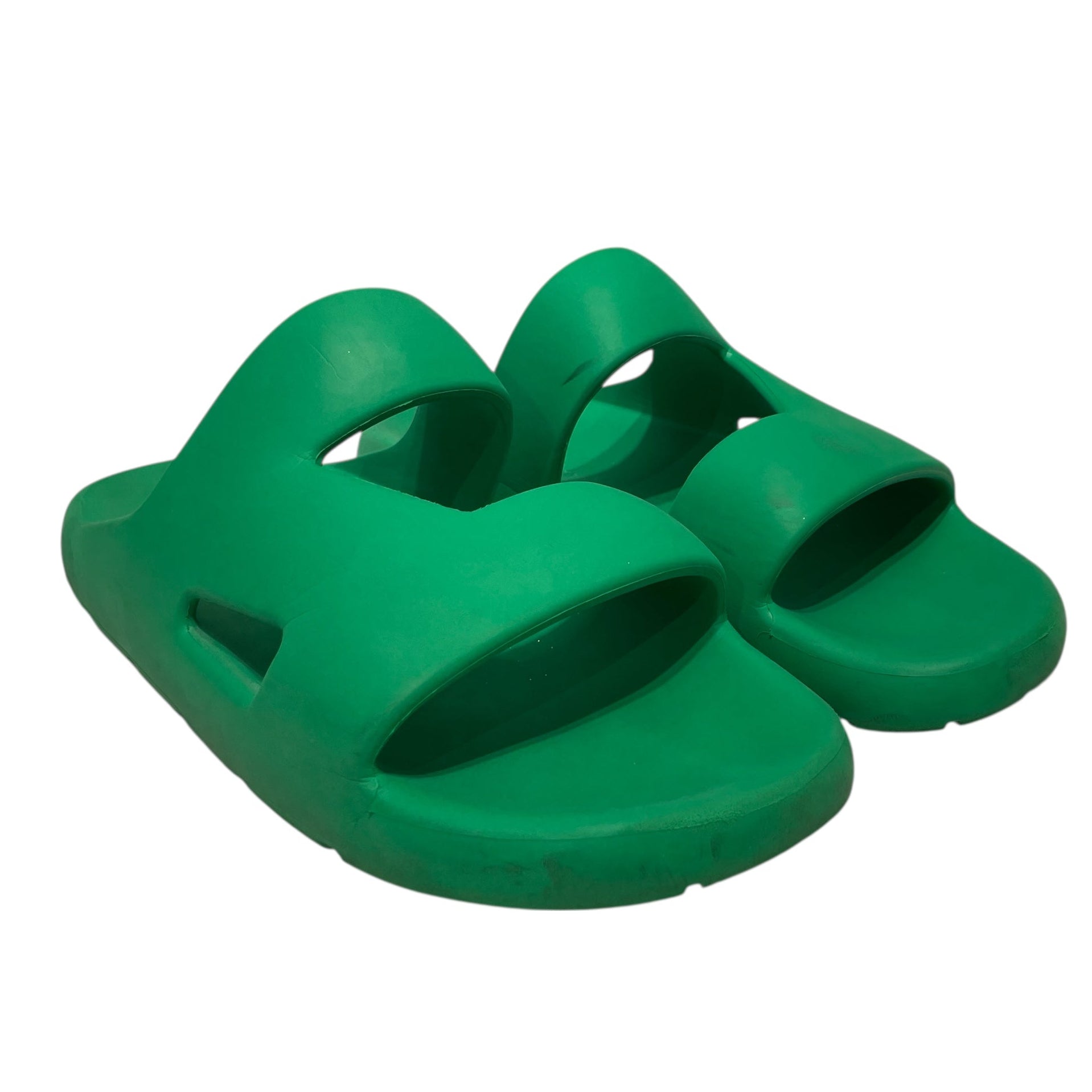 BOTTEGA VENETA/Sandals/EU 43/Cotton/GRN/rubber view 1