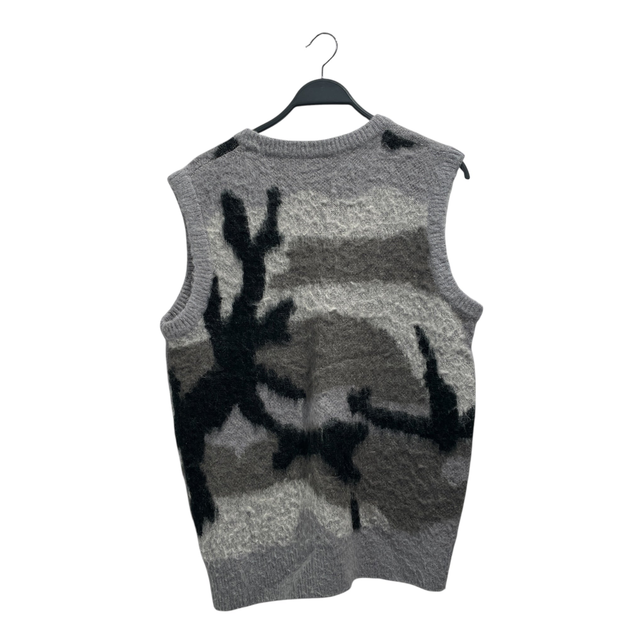 Corteiz/Fleece Vest/S/Camouflage/Mohair/GRY/ view 2