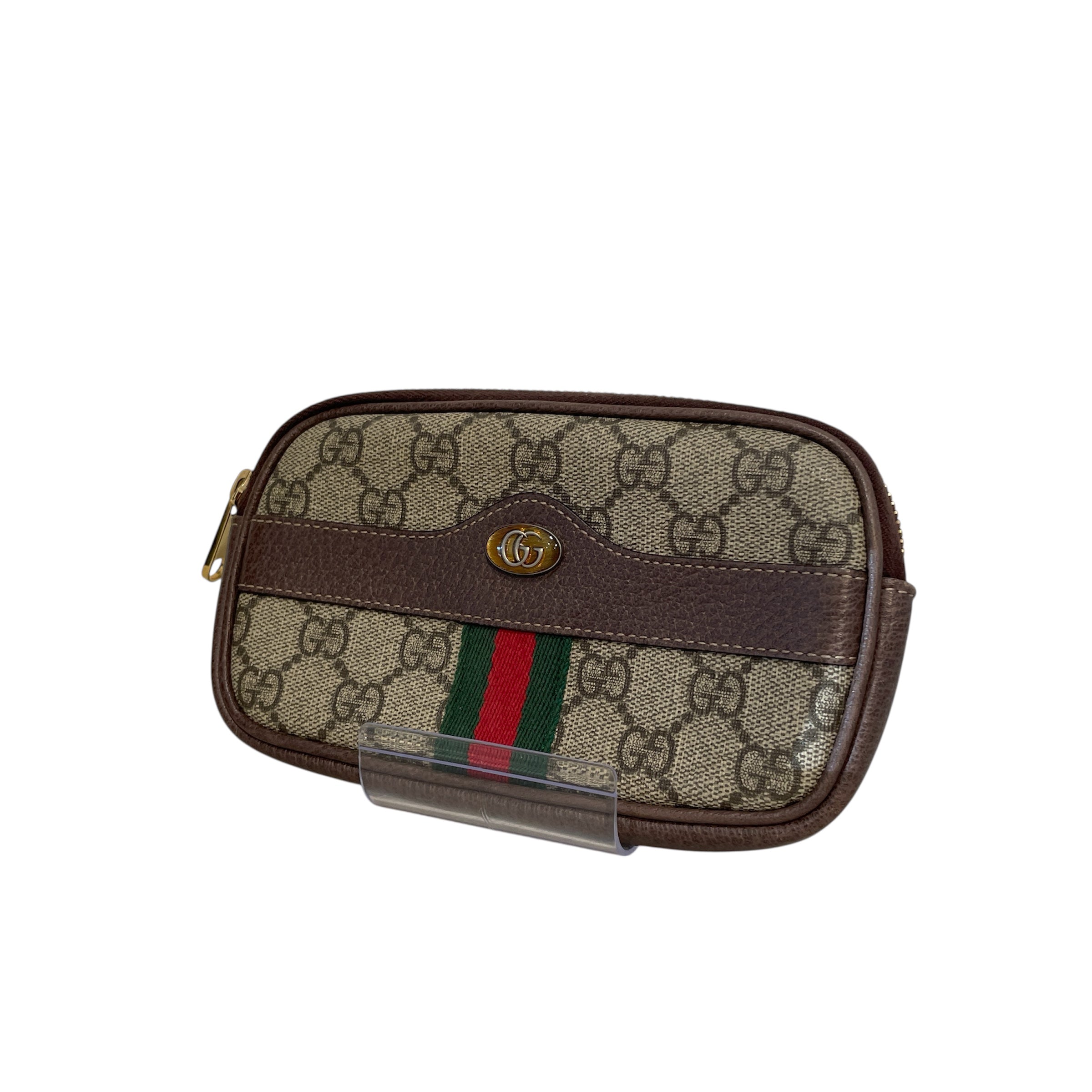 GUCCI/Accessories/Monogram/Leather/BRW/Ophidia GG Canvas view 1