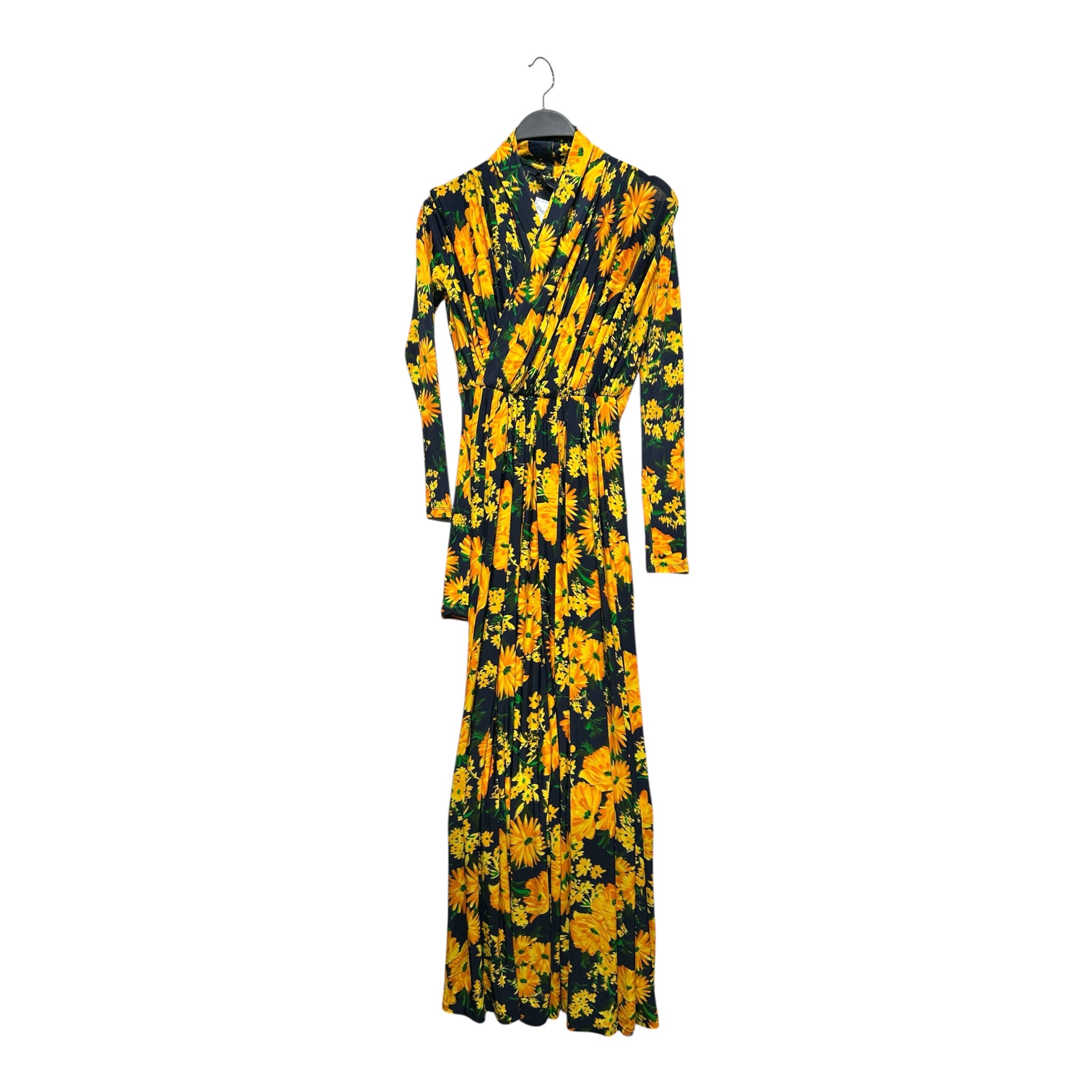 BALENCIAGA/LS Dress/36/Floral Pattern/Polyester/MLT/ view 1