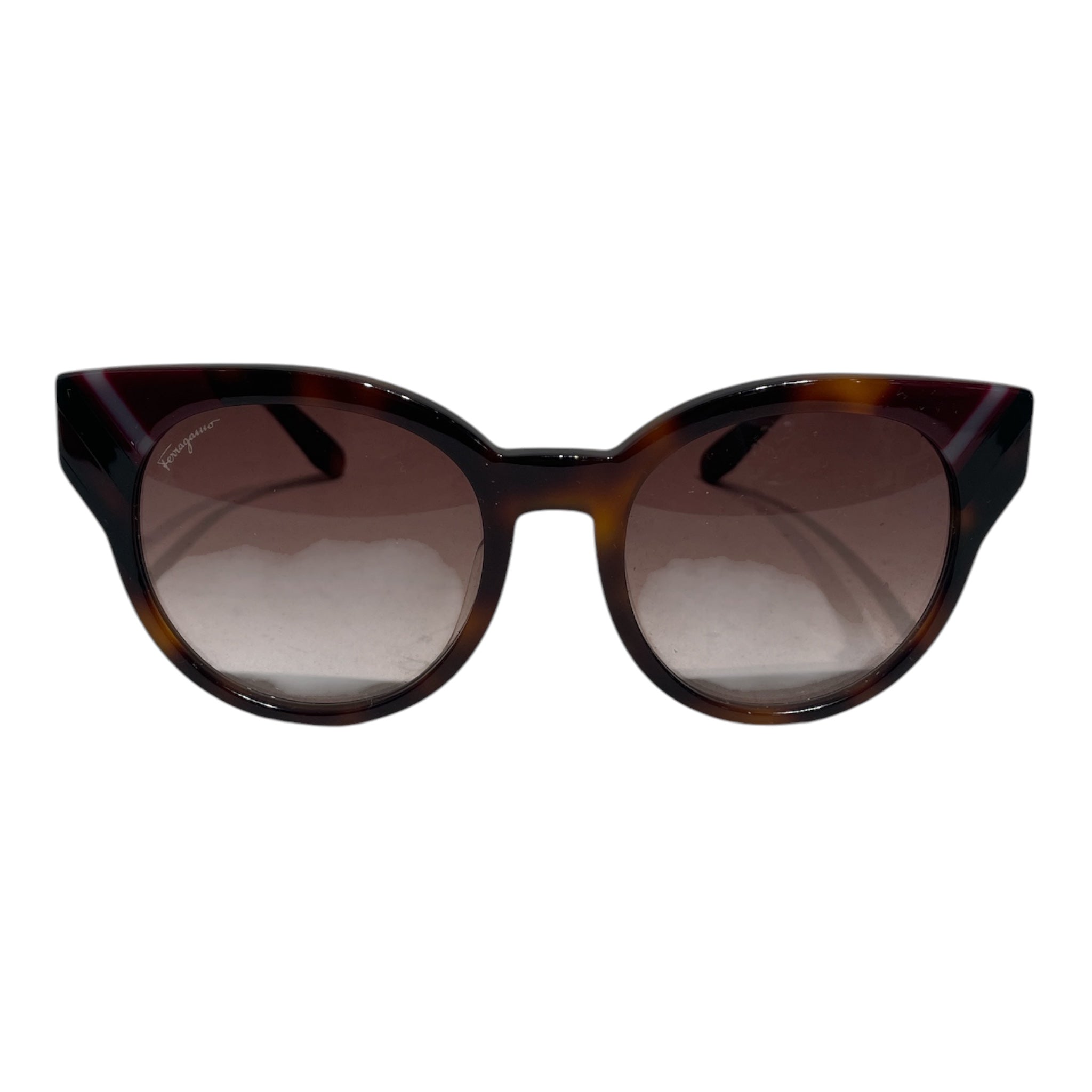Salvatore Ferragamo/Sunglasses/Plastic/BRW/L's/SF883SA Round Sunglasses view 1