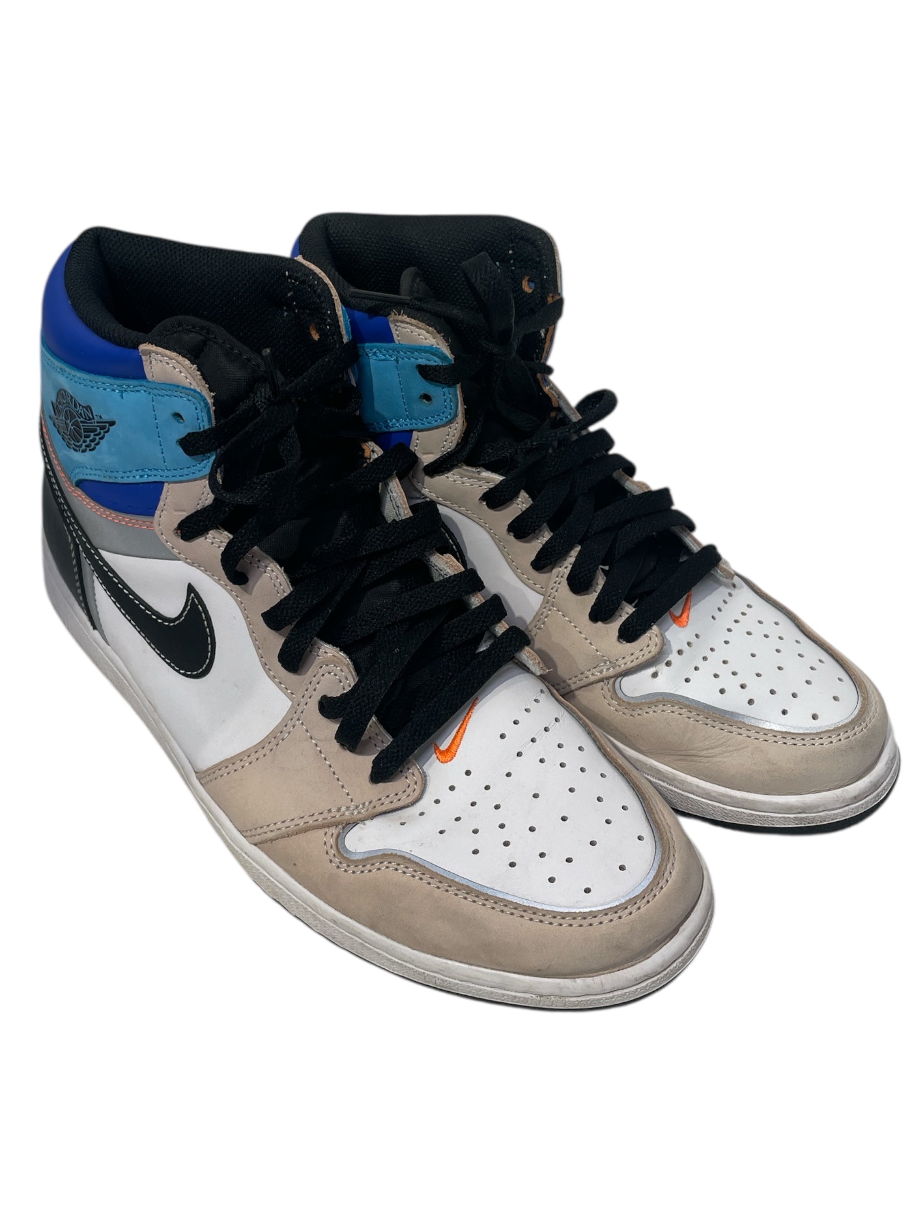 NIKE/Hi-Sneakers/US 8.5/Suede/ORN/Jordan 1 Gore-Tex  Light Curry view 1