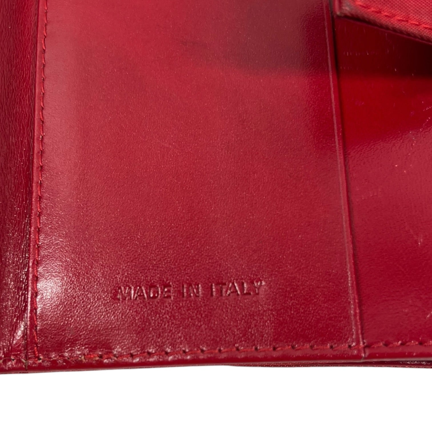 PRADA/Bifold Wallet/Nylon/RED/L's/ view 5