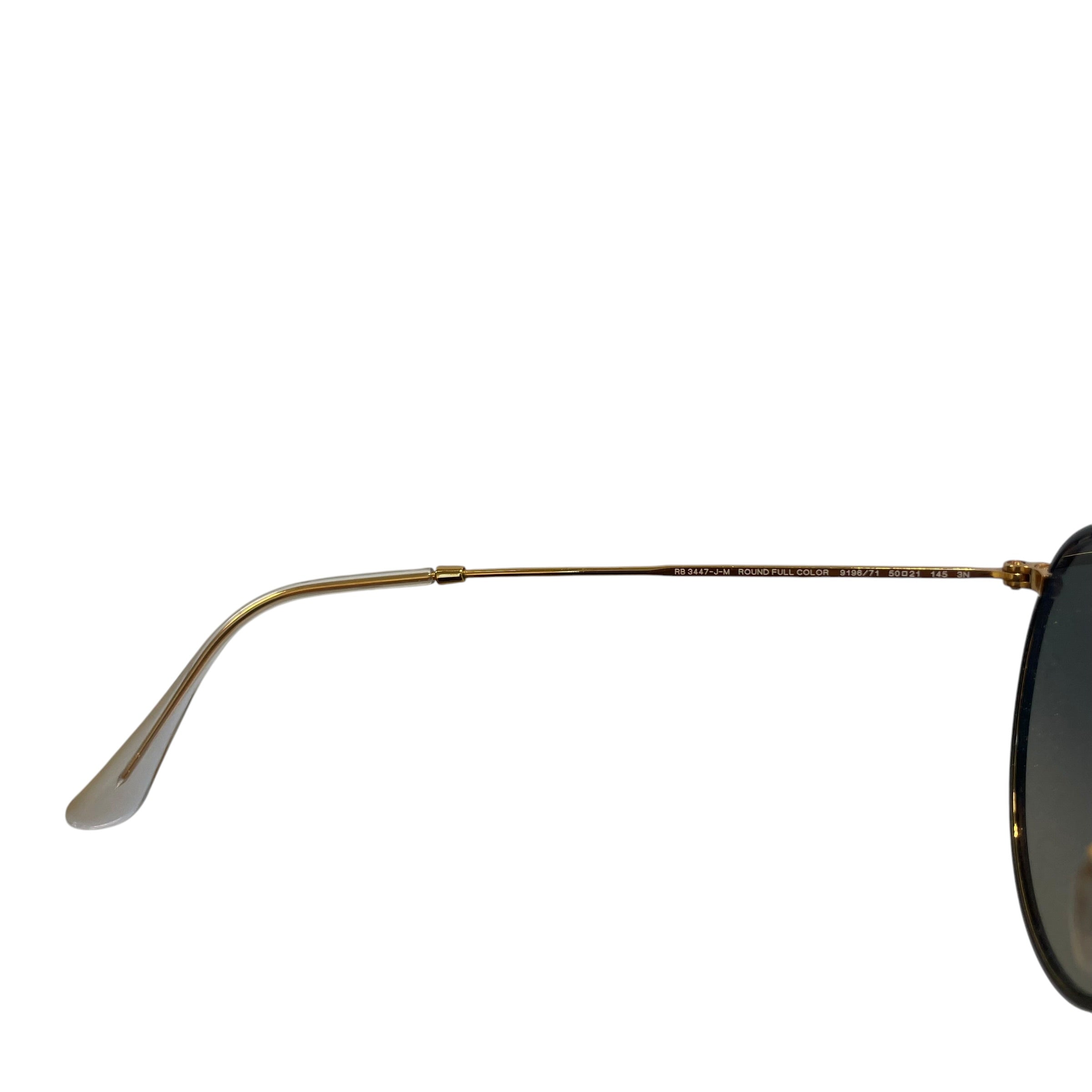 Ray-Ban/Sunglasses/Metal/GLD/L's/round metal/blk frame view 5