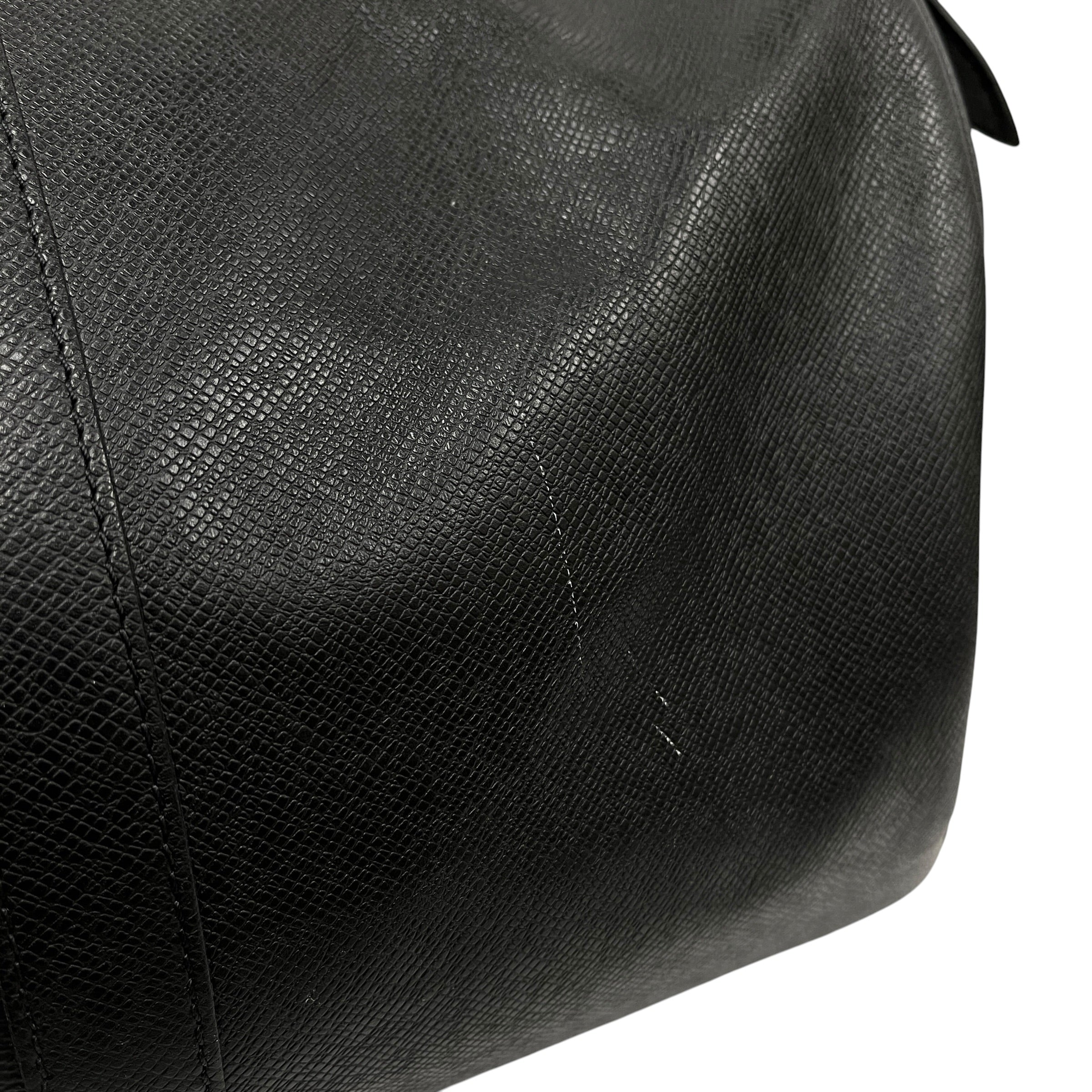 LOUIS VUITTON/Luggage/Monogram/Leather/BLK/Bandouliere 50 Keepall Duffle view 7