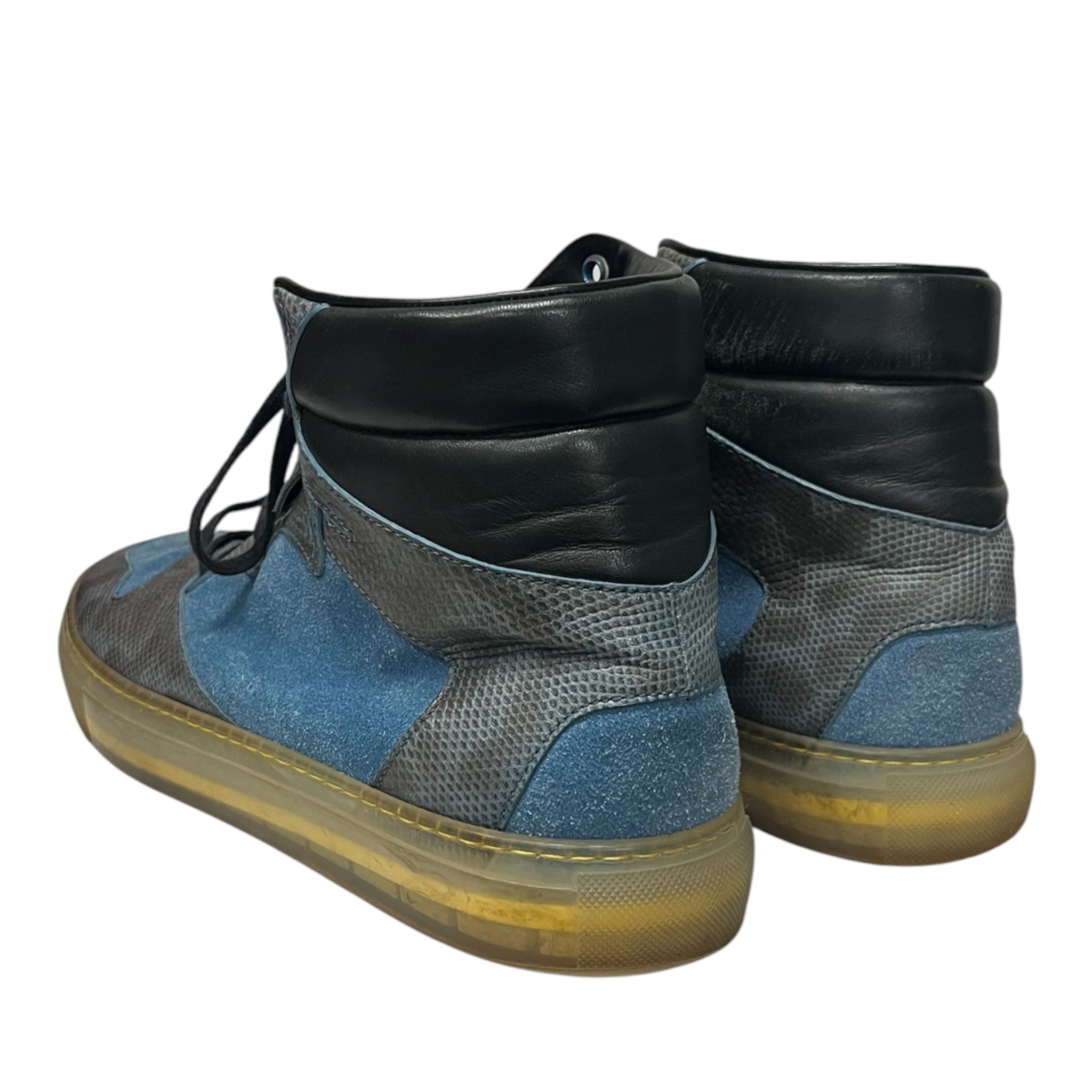 BALENCIAGA/Hi-Sneakers/US 9/Leather/IDG/ARENA PYTHON EFFECTS view 2