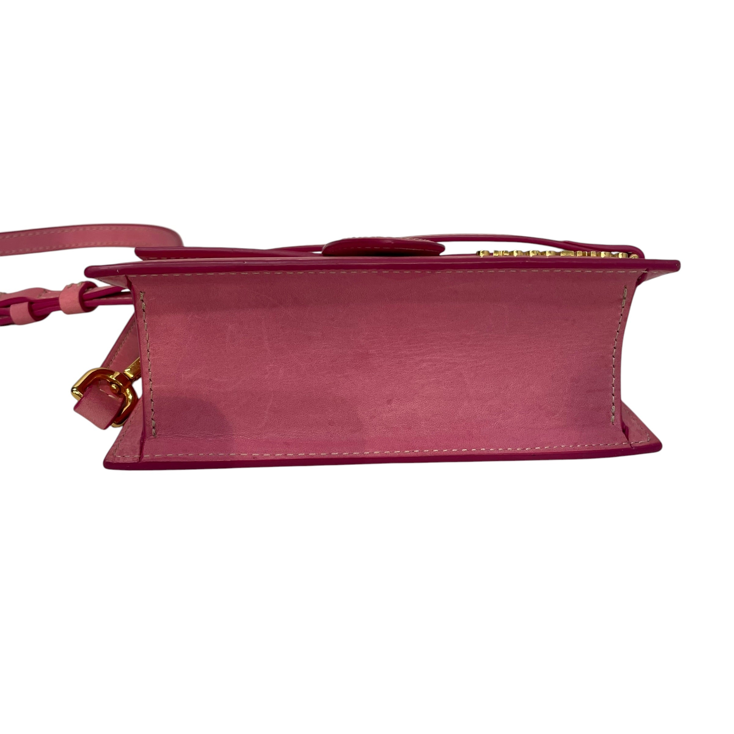 JACQUEMUS/Cross Body Bag/Leather/PNK/Le Bambino view 6