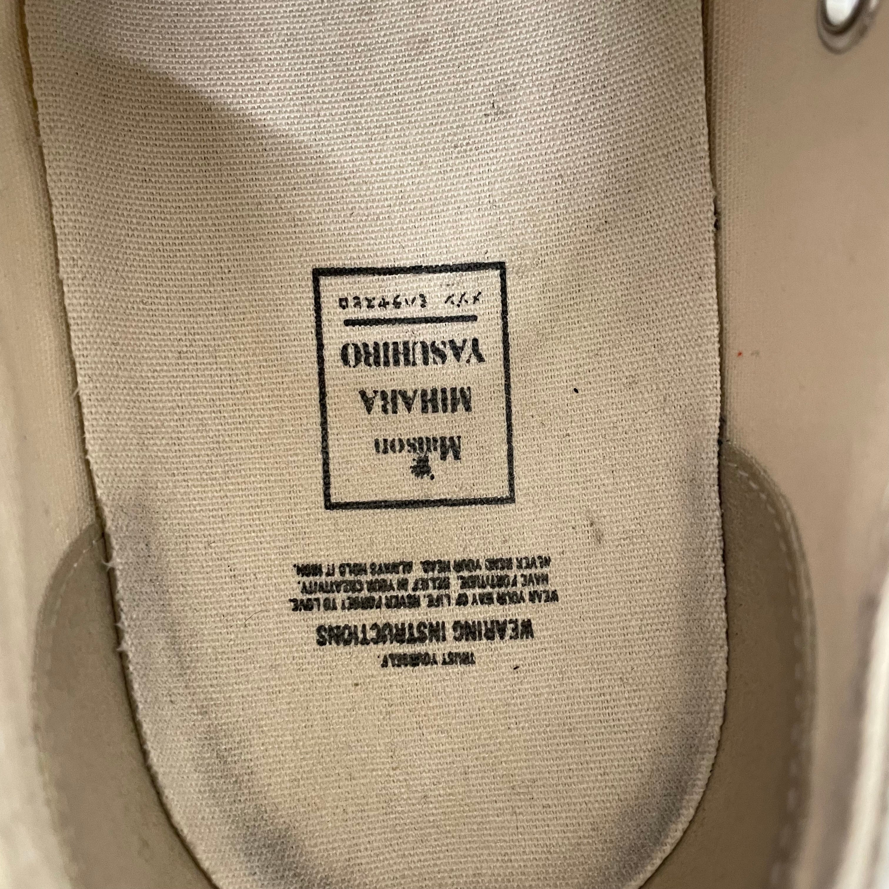 MIHARA YASUHIRO/Low-Sneakers/US 11/Cotton/WHT/ view 3